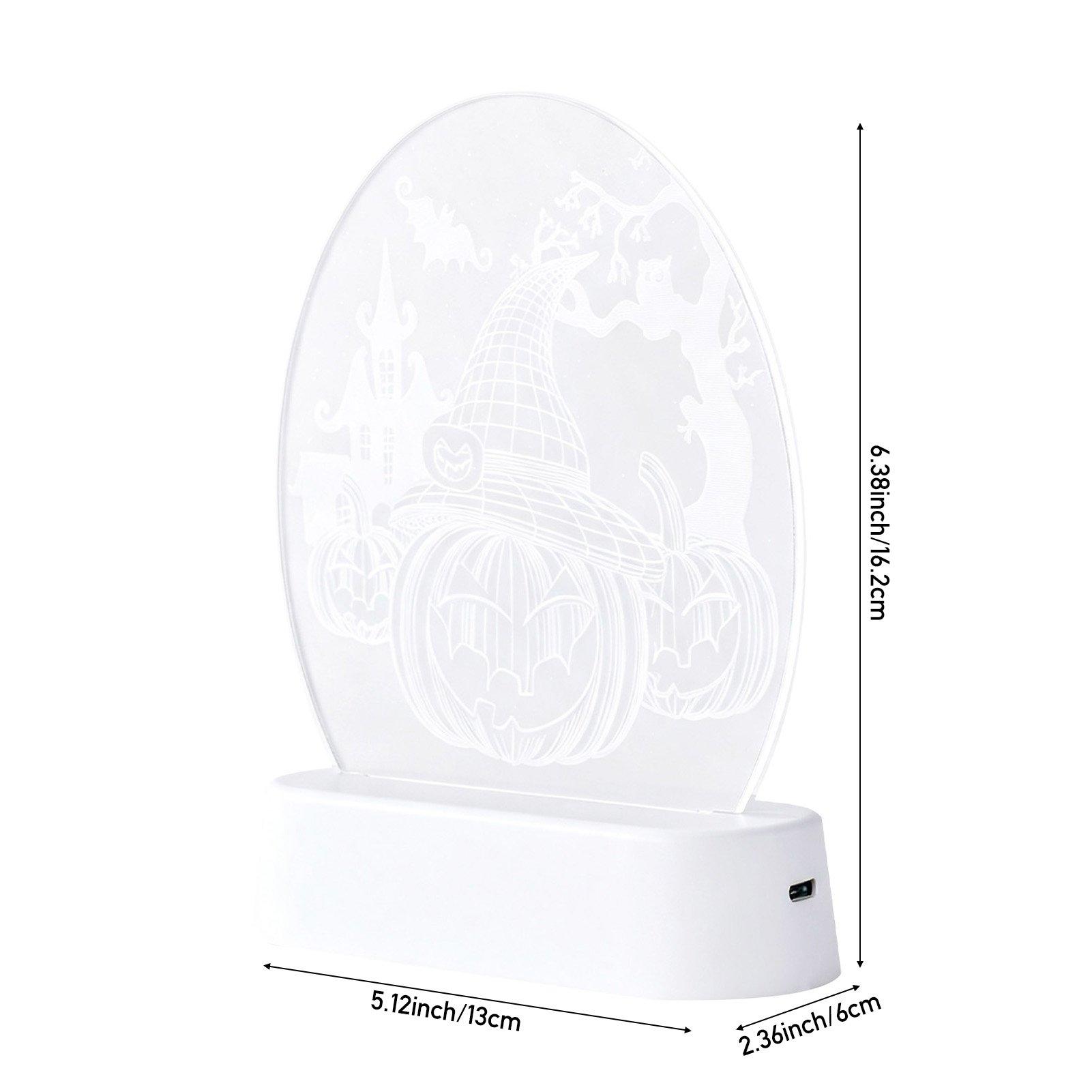 White - LIFE IDEAS - 3D Optical Illusion Lamp With Remote Control - 2