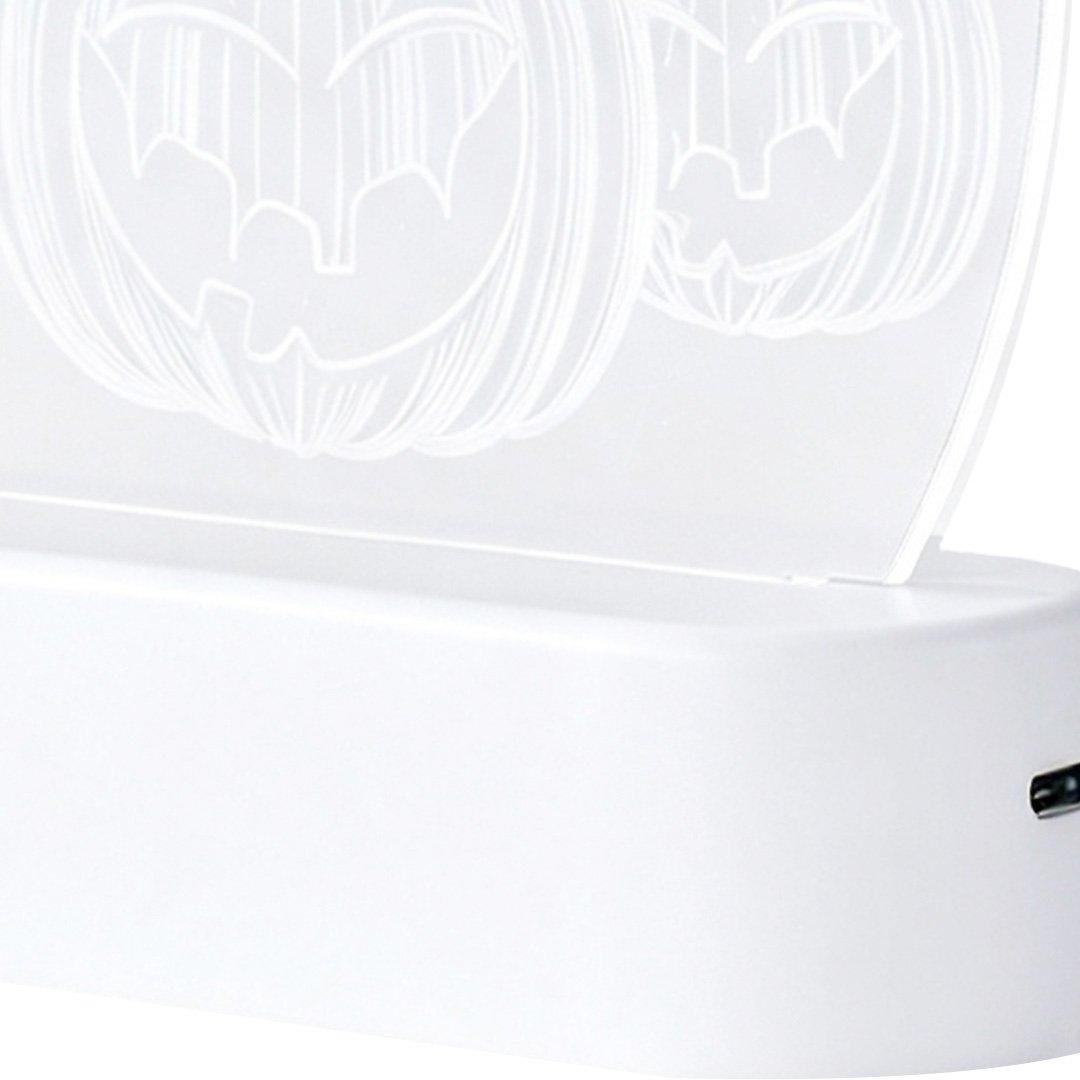White - LIFE IDEAS - 3D Optical Illusion Lamp With Remote Control - 5