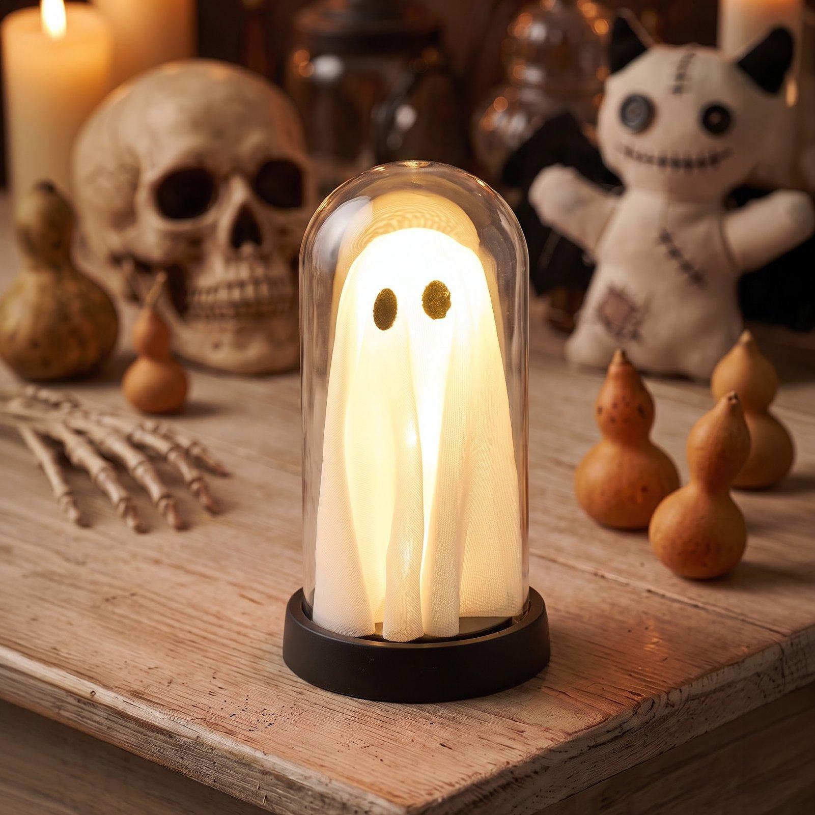 White - LIFE IDEAS - Halloween Ghost Night Light - 1