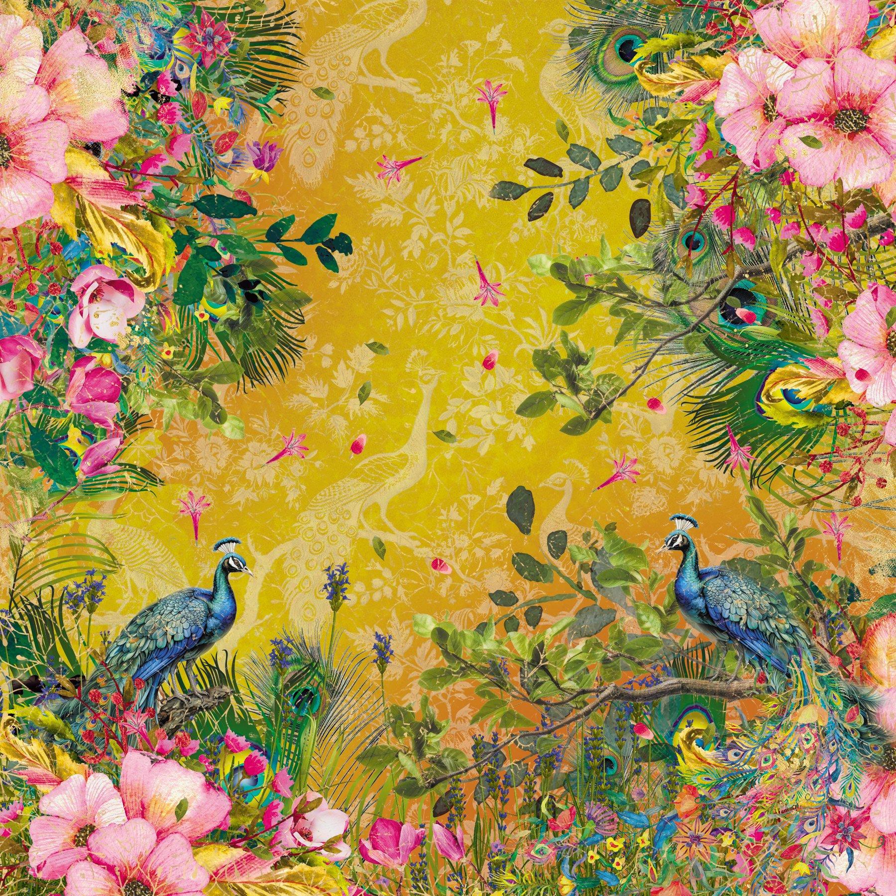 Multi - Crafters Companion - Graceful Plumes Paper Pad - 3