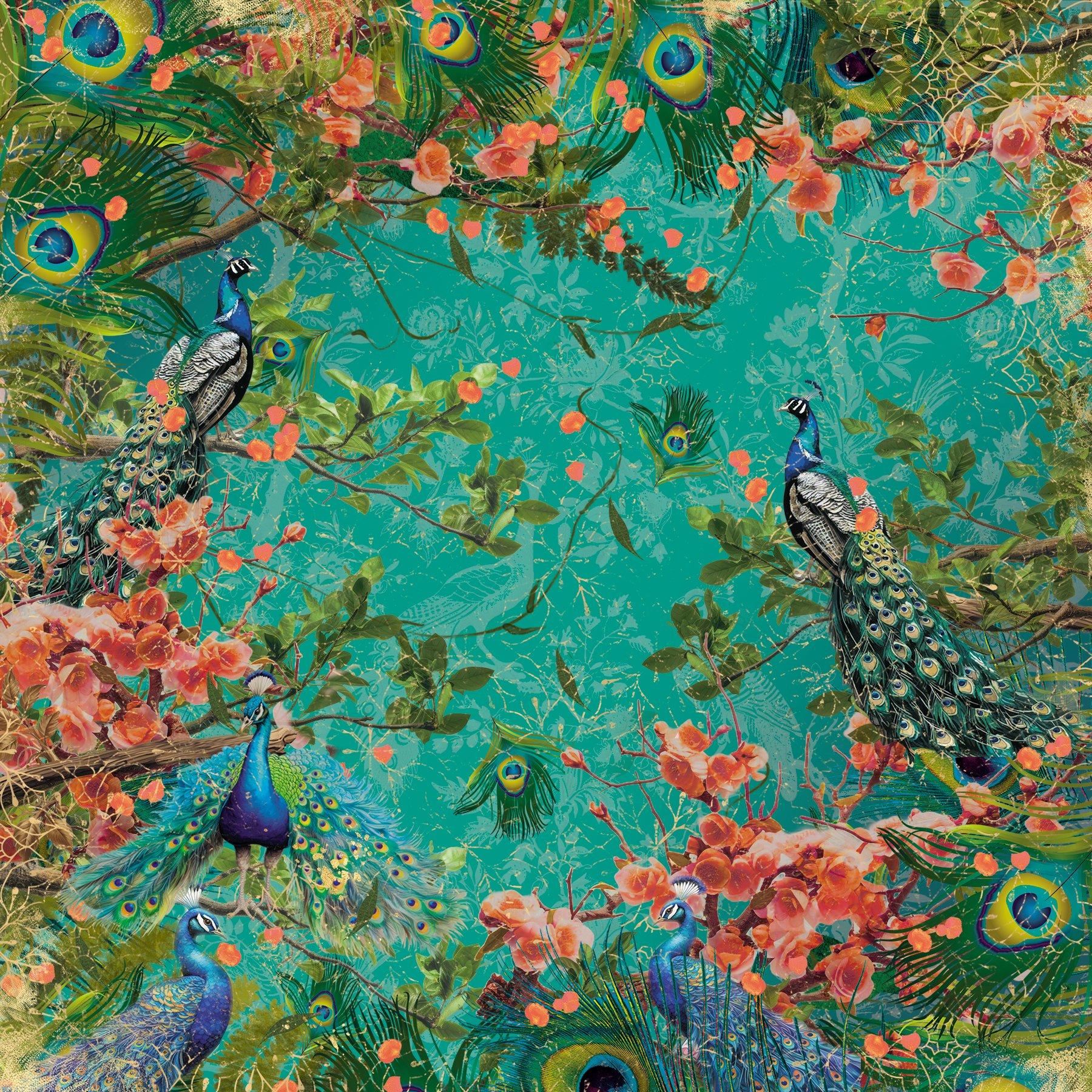 Multi - Crafters Companion - Graceful Plumes Paper Pad - 5