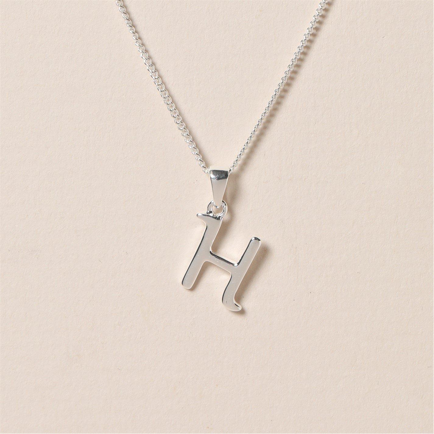 Silver - Simply Silver - Simply Silver Sterling Silver 925 Initial Pendant - 2