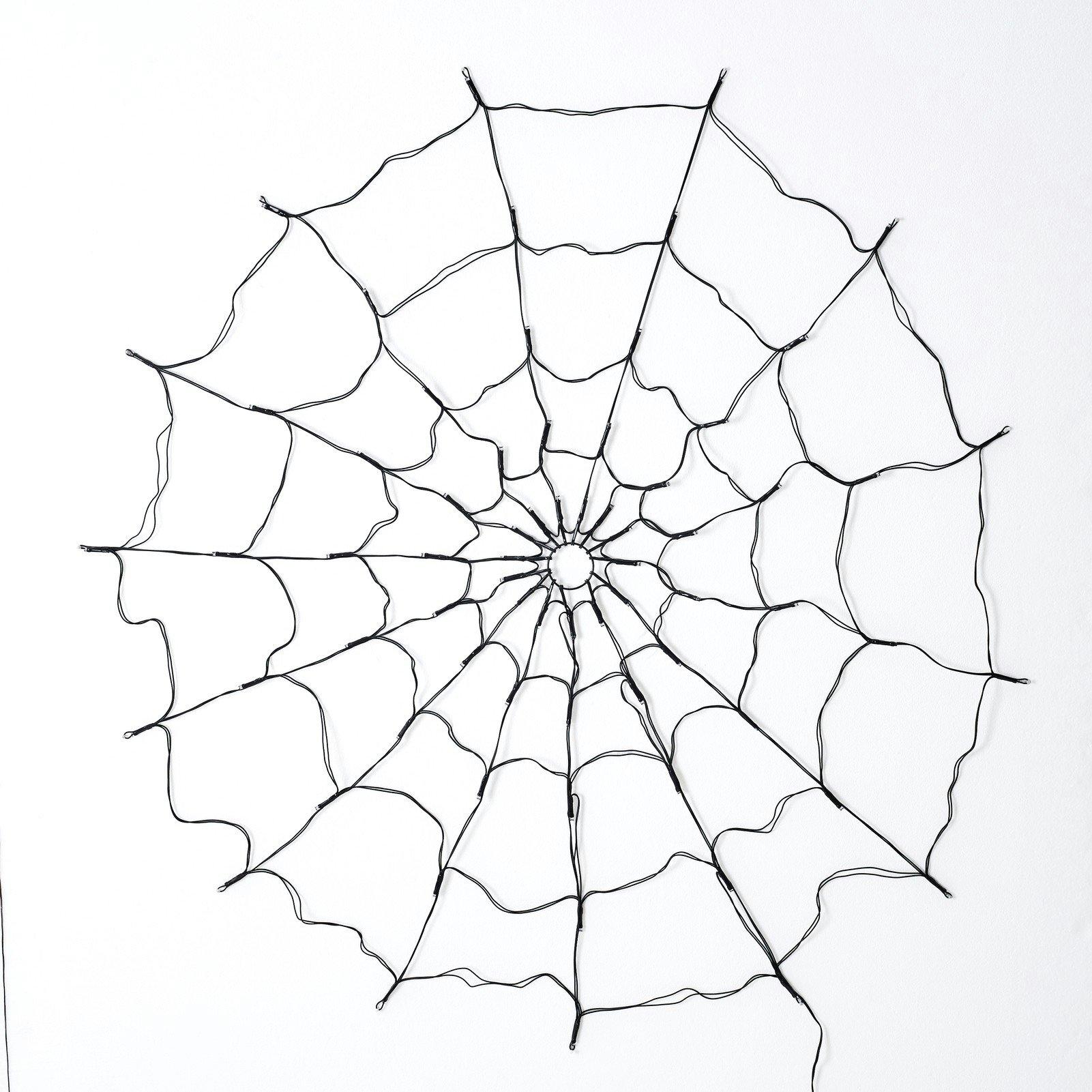 Black - LIFE IDEAS - Spider Web Lights with Spider and Remote Control - 6