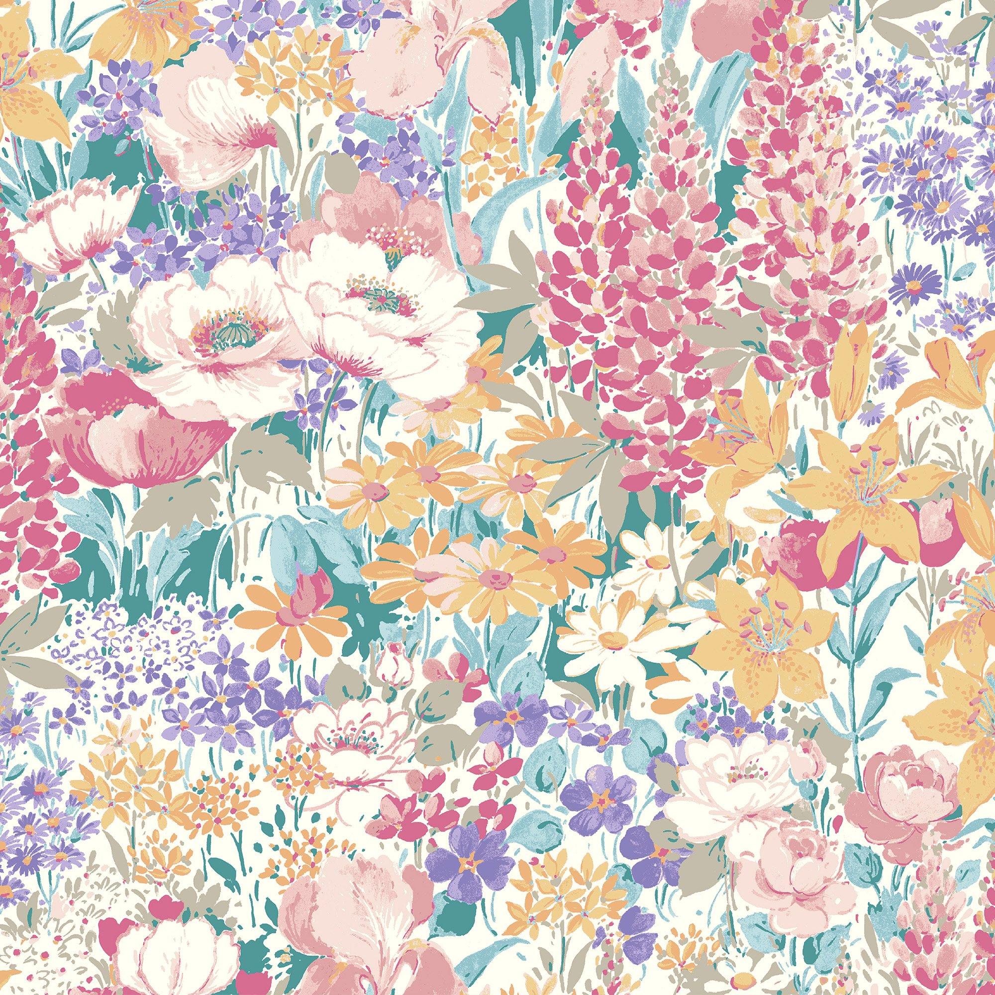 Multi - Laura Ashley - Everingham Meadow Multi Wallpaper - 2