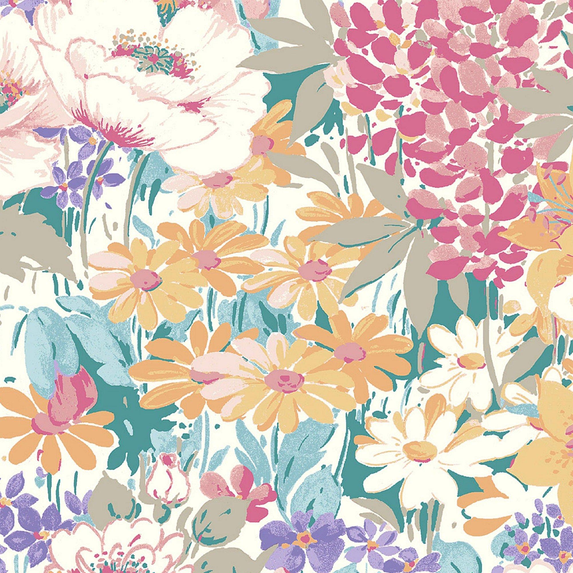 Multi - Laura Ashley - Everingham Meadow Multi Wallpaper - 4