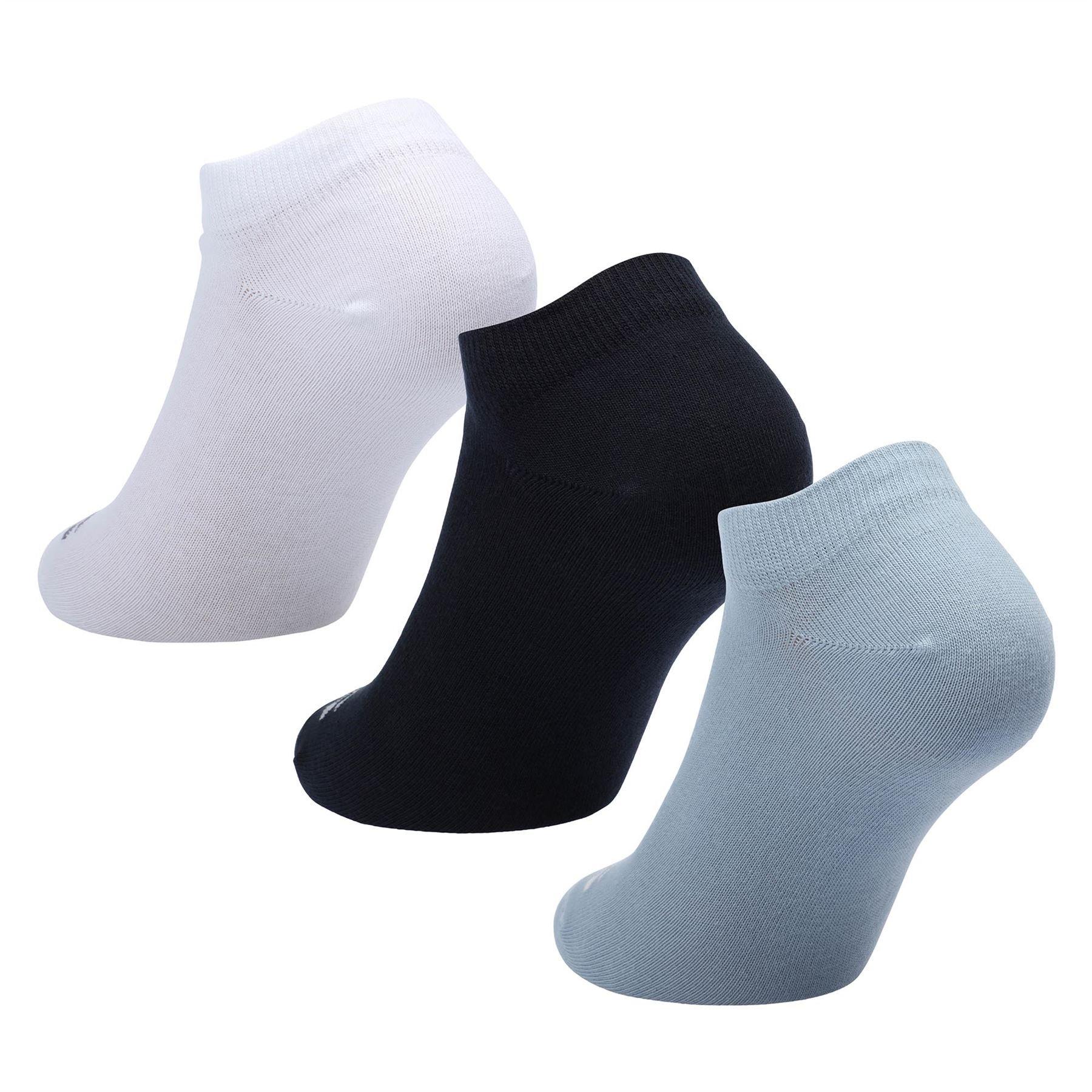 Blue - Boss - 3 Pack of  Ankle Socks with Contrast Logos - 2