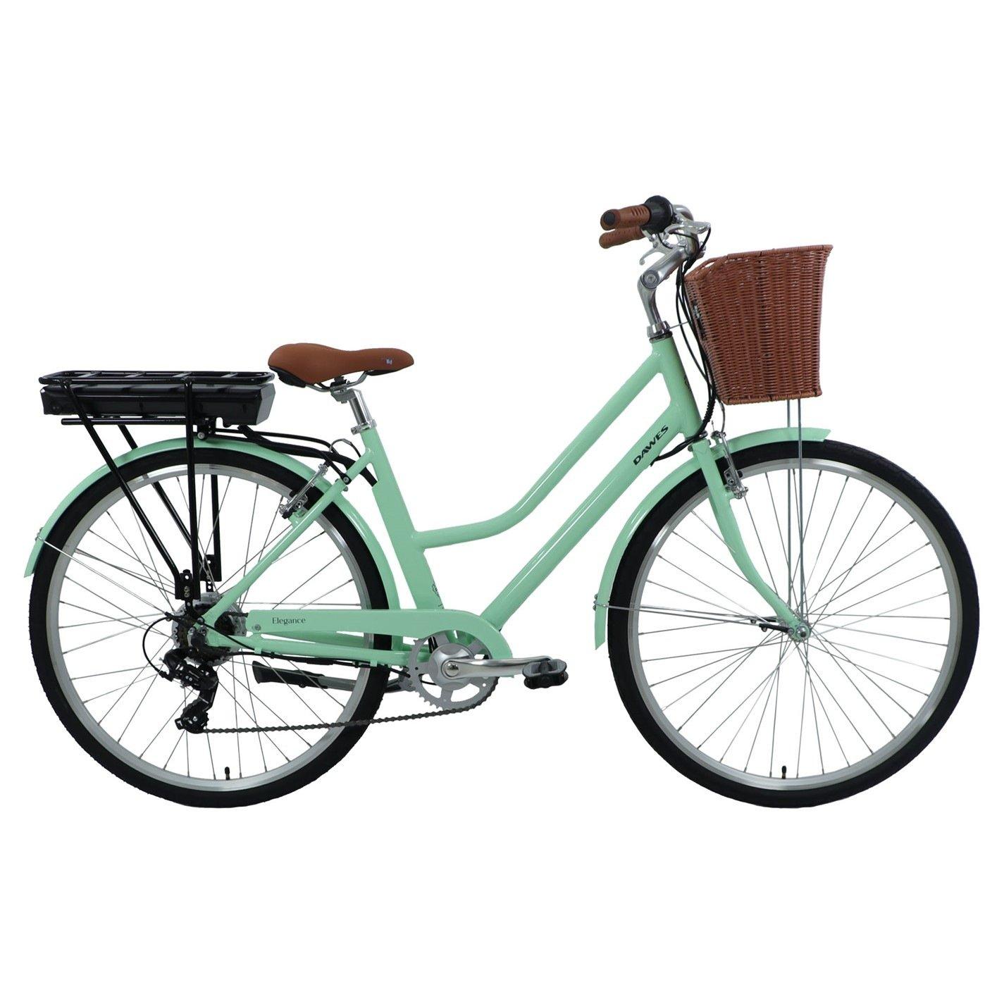 Green - Dawes - Dawes Elegance Low Step Electric Hybrid Bike - 1