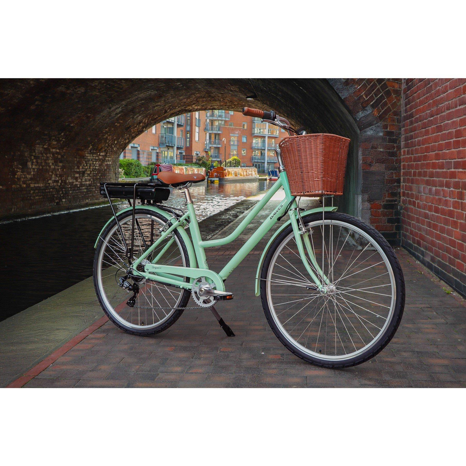 Green - Dawes - Dawes Elegance Low Step Electric Hybrid Bike - 2