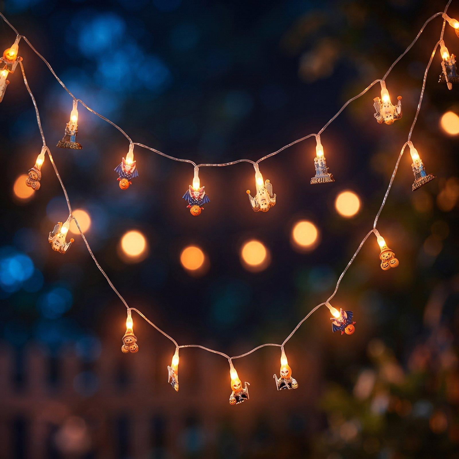 Multi - LIFE IDEAS - 3M 20 LED Halloween String Lights - 1