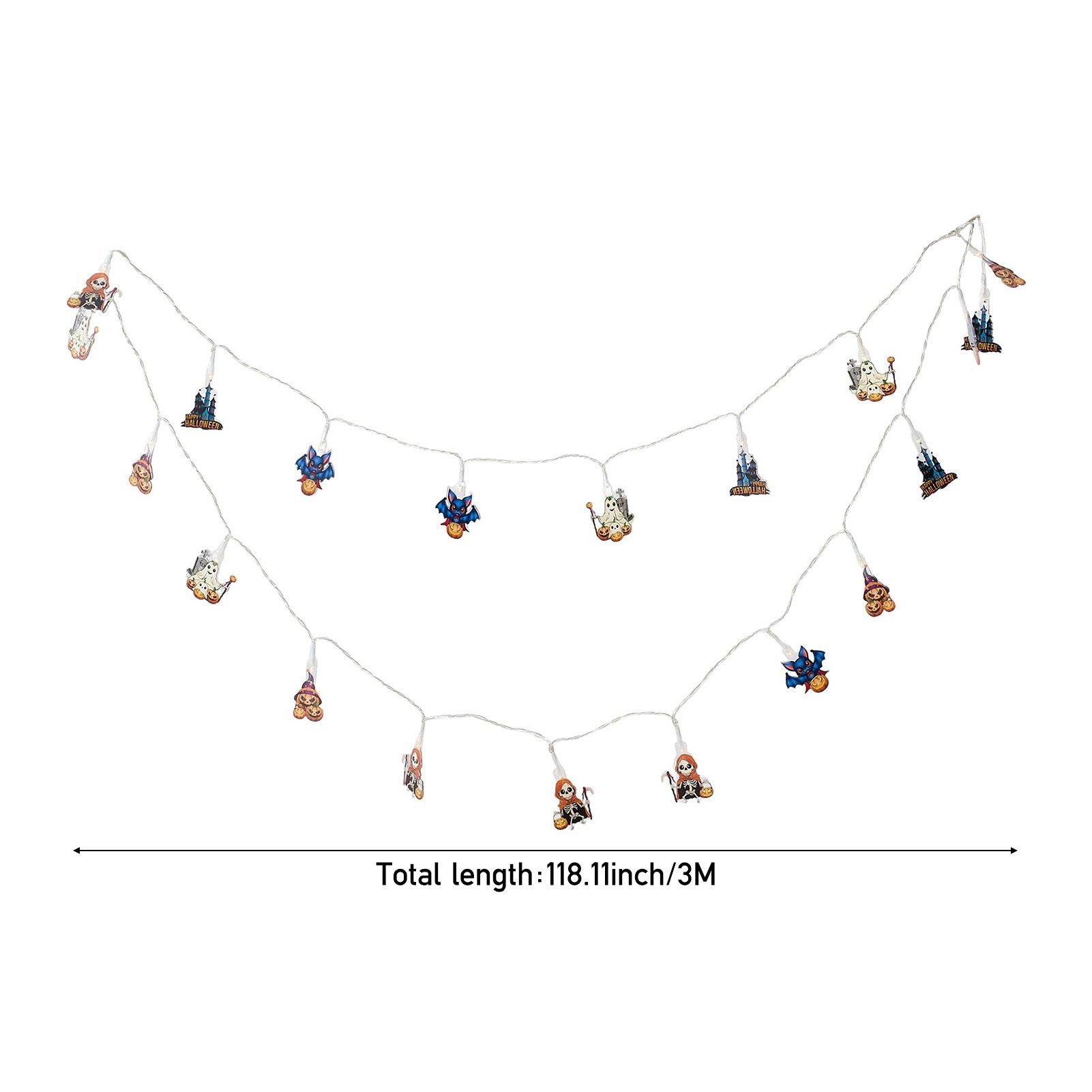 Multi - LIFE IDEAS - 3M 20 LED Halloween String Lights - 2