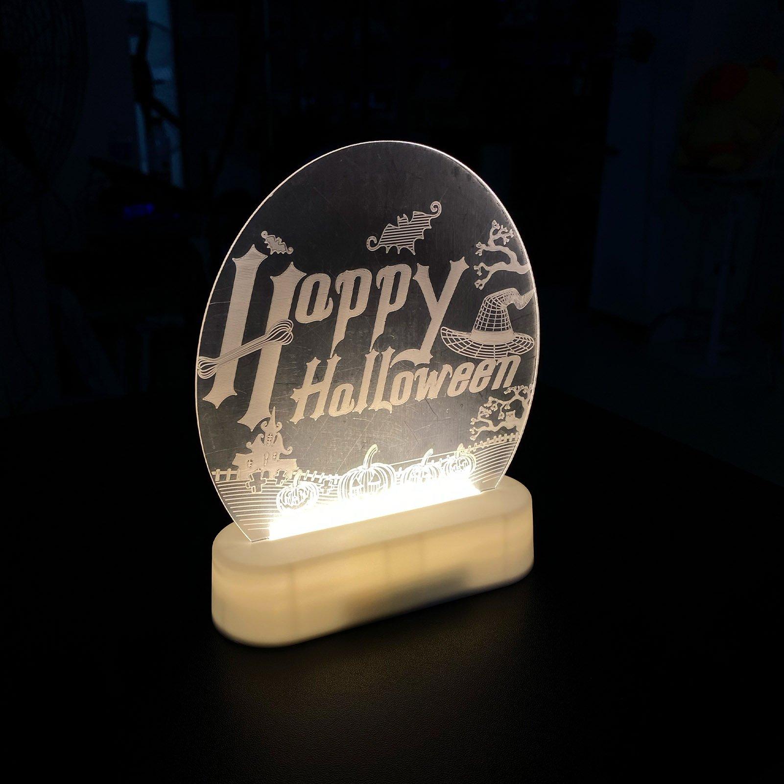 Clear - LIFE IDEAS - Halloween LED Night Light - 8