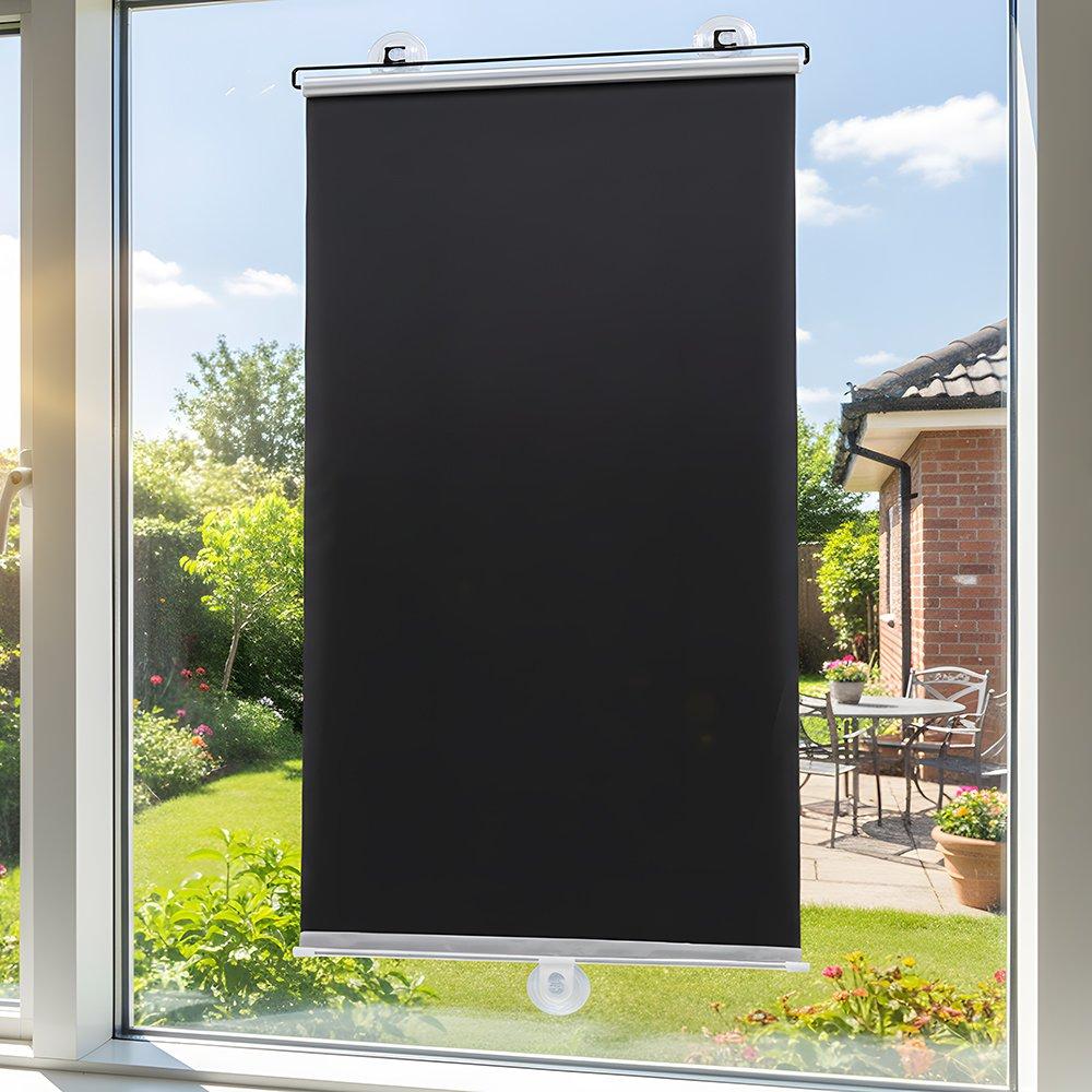 Black - LIFE IDEAS - 2pcs Blackout Blinds - 12