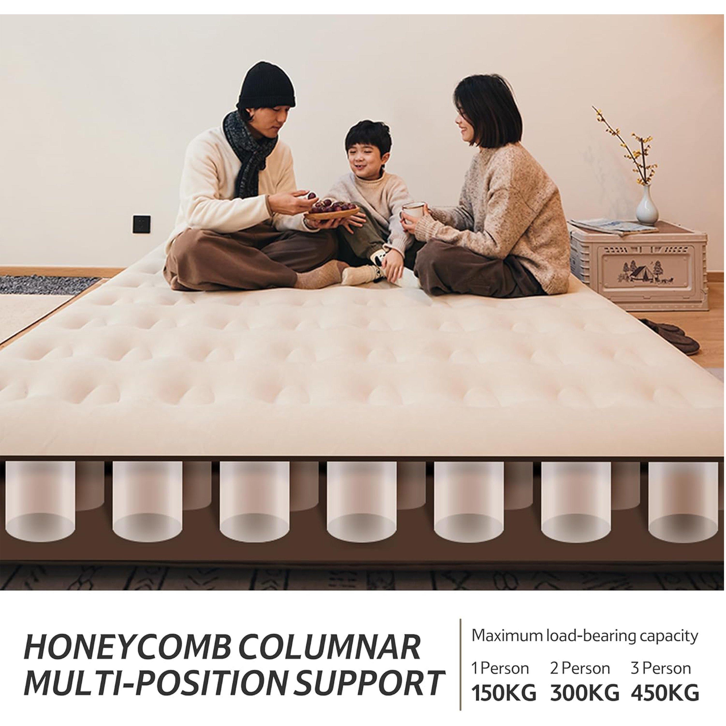 Brown - Naturehike - Inflatable Airbed (Built-in Pump) - 5