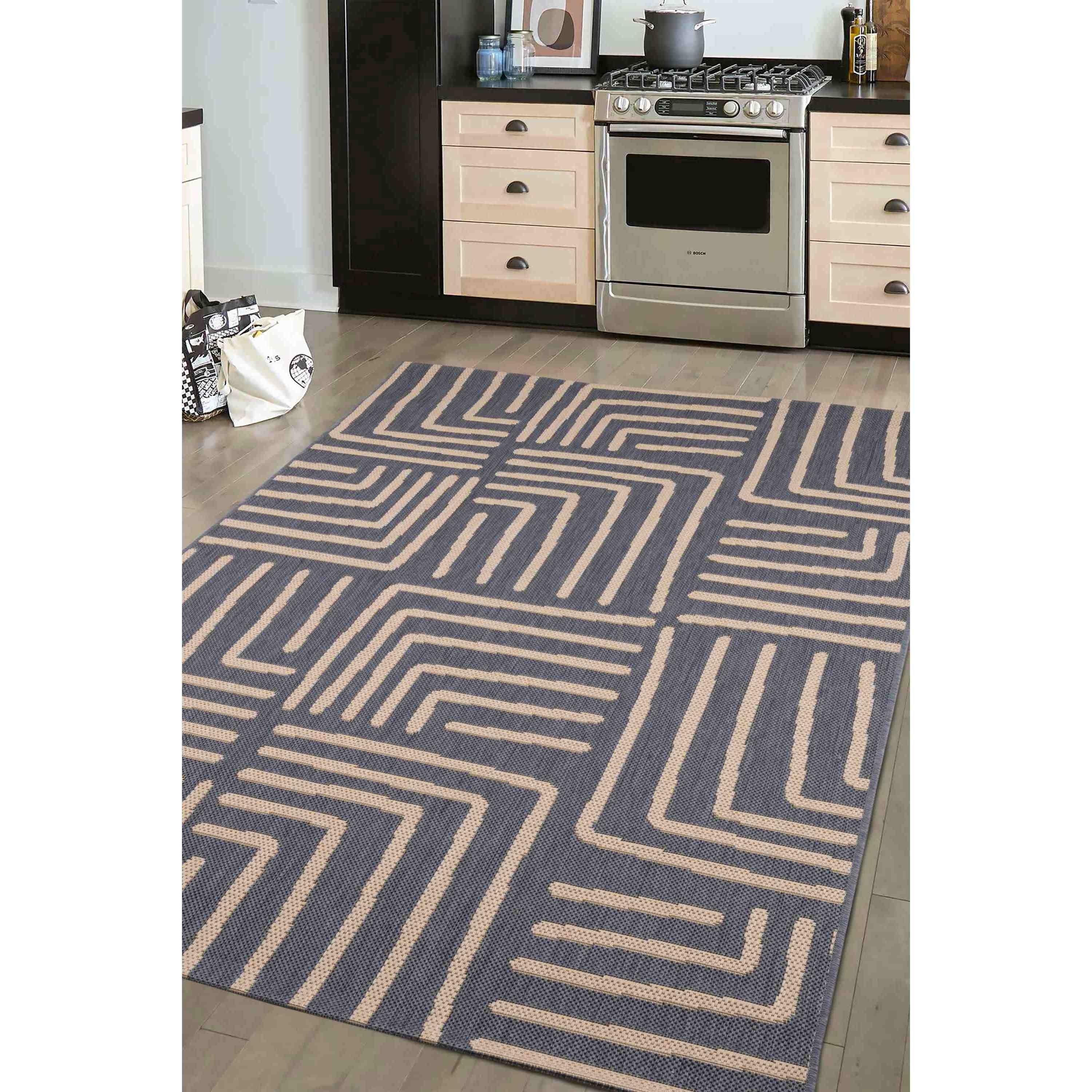 Navy - Homemaker - Eden Patches Rug Navy - 1