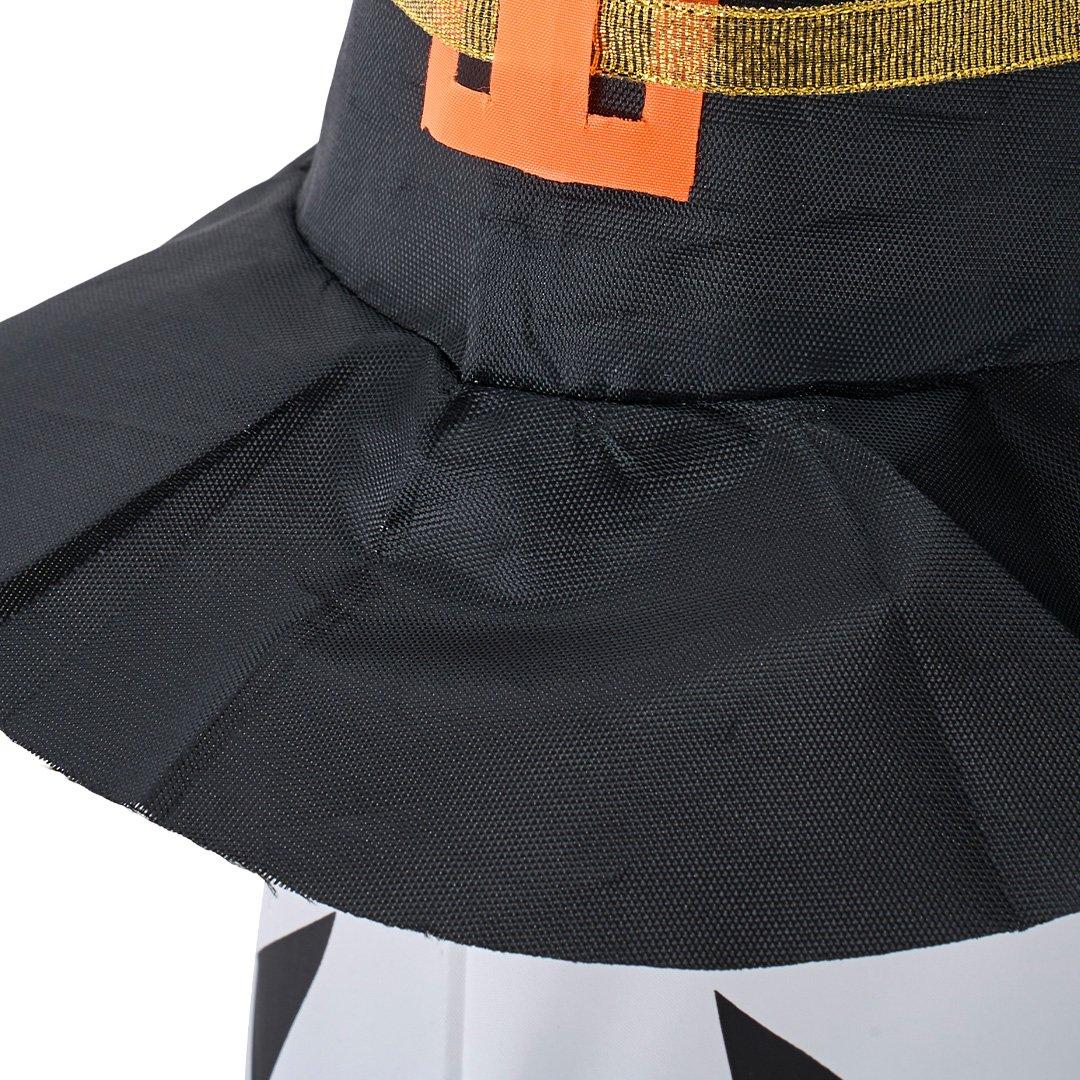 Black/White - LIFE IDEAS - 2Pcs Halloween Decorations Ghost Witch Hats - 7