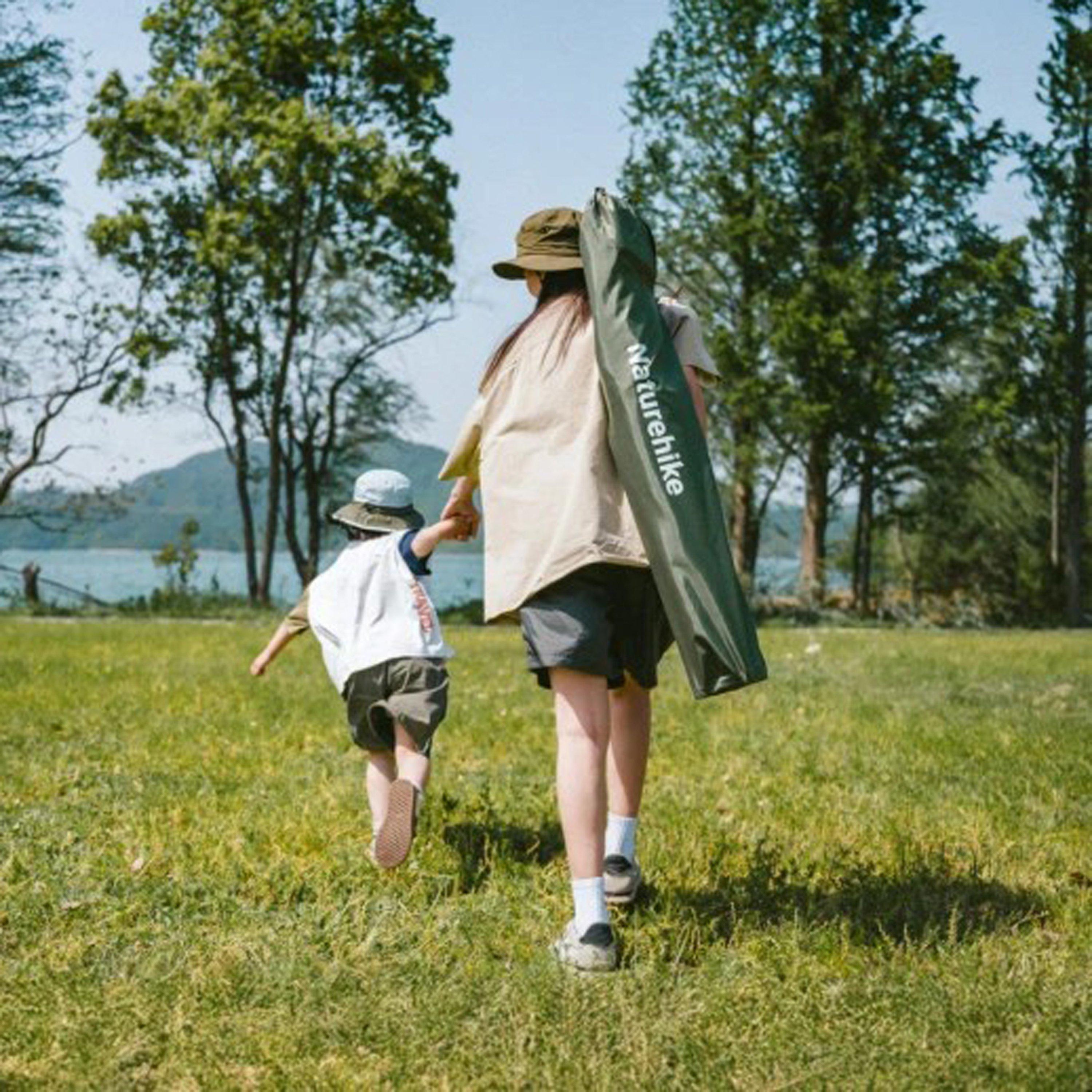 Khaki - Naturehike - Gathered High-Back Mesh Moon Chair - 11