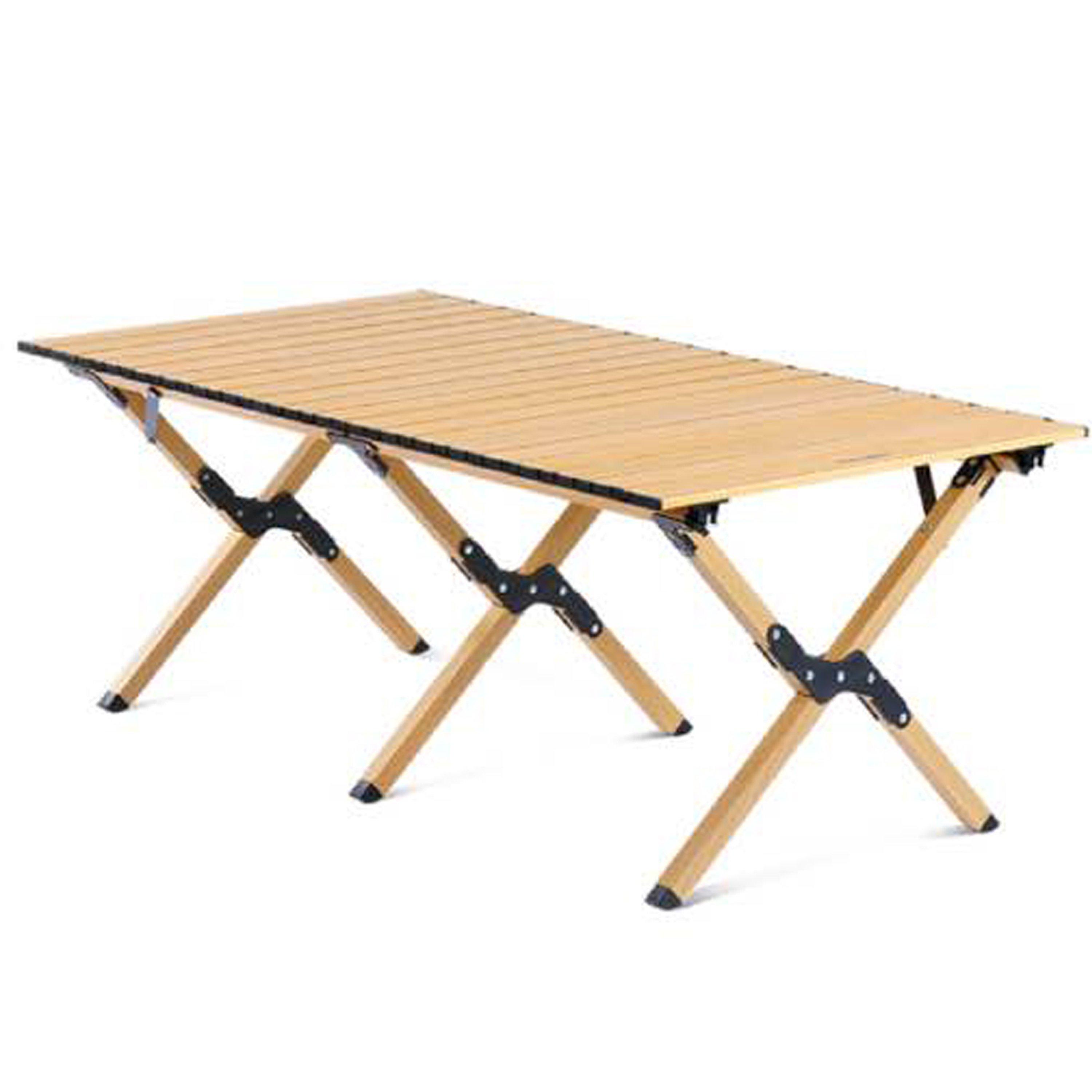 Oak Wood - Naturehike - Star Jane L01 Roll-Up  Camping Table - 1