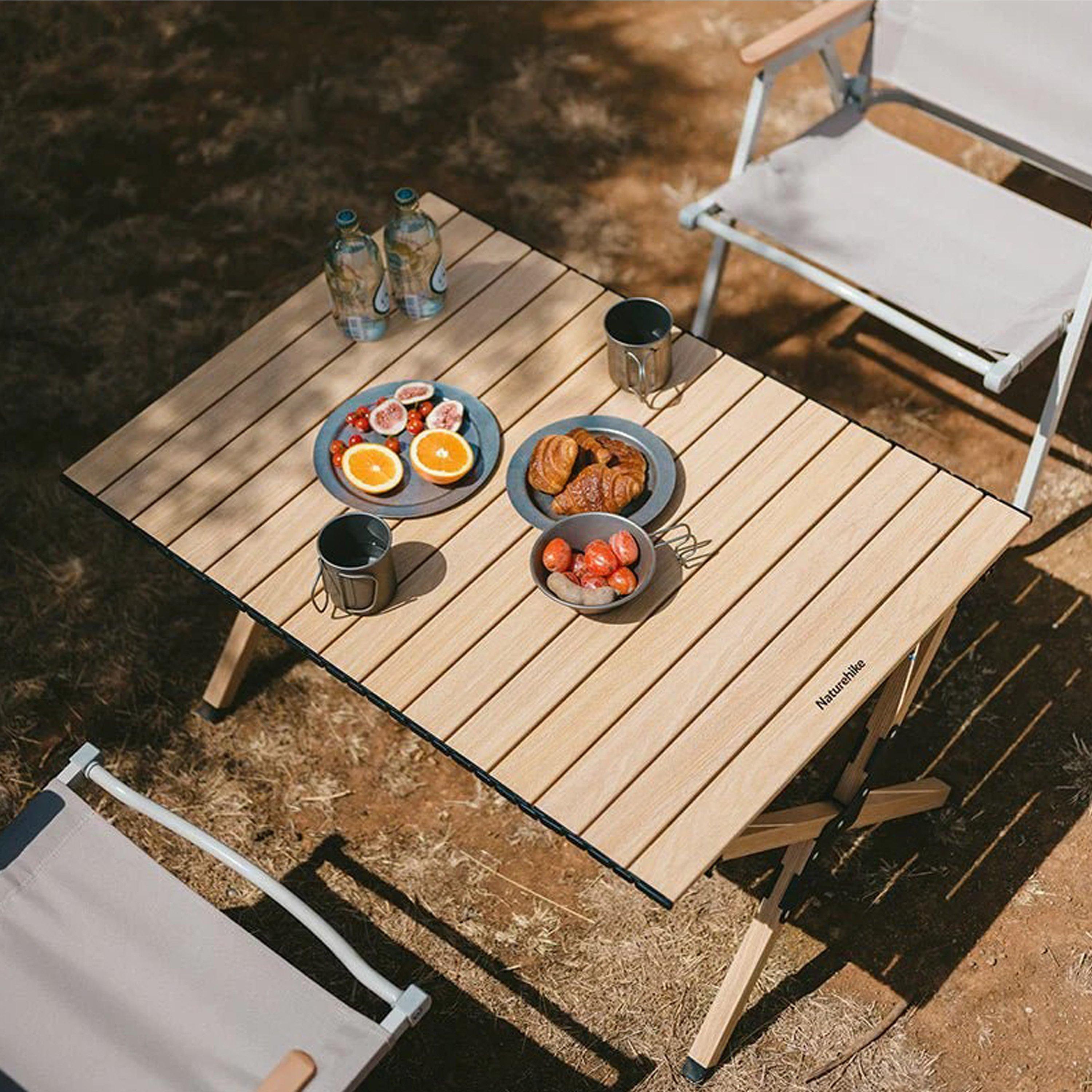 Oak Wood - Naturehike - Star Jane L01 Roll-Up  Camping Table - 5