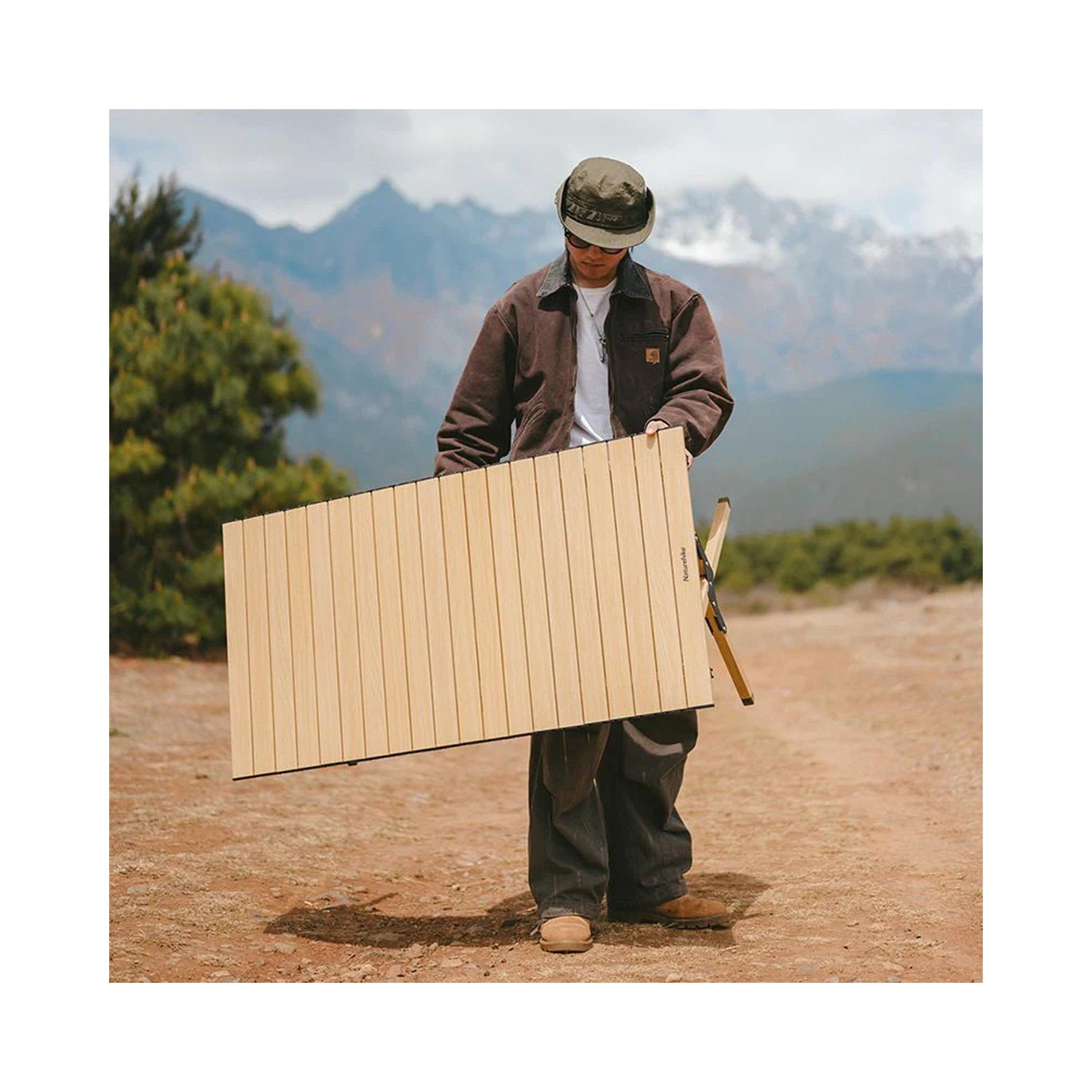 Oak Wood - Naturehike - Star Jane L01 Roll-Up  Camping Table - 8