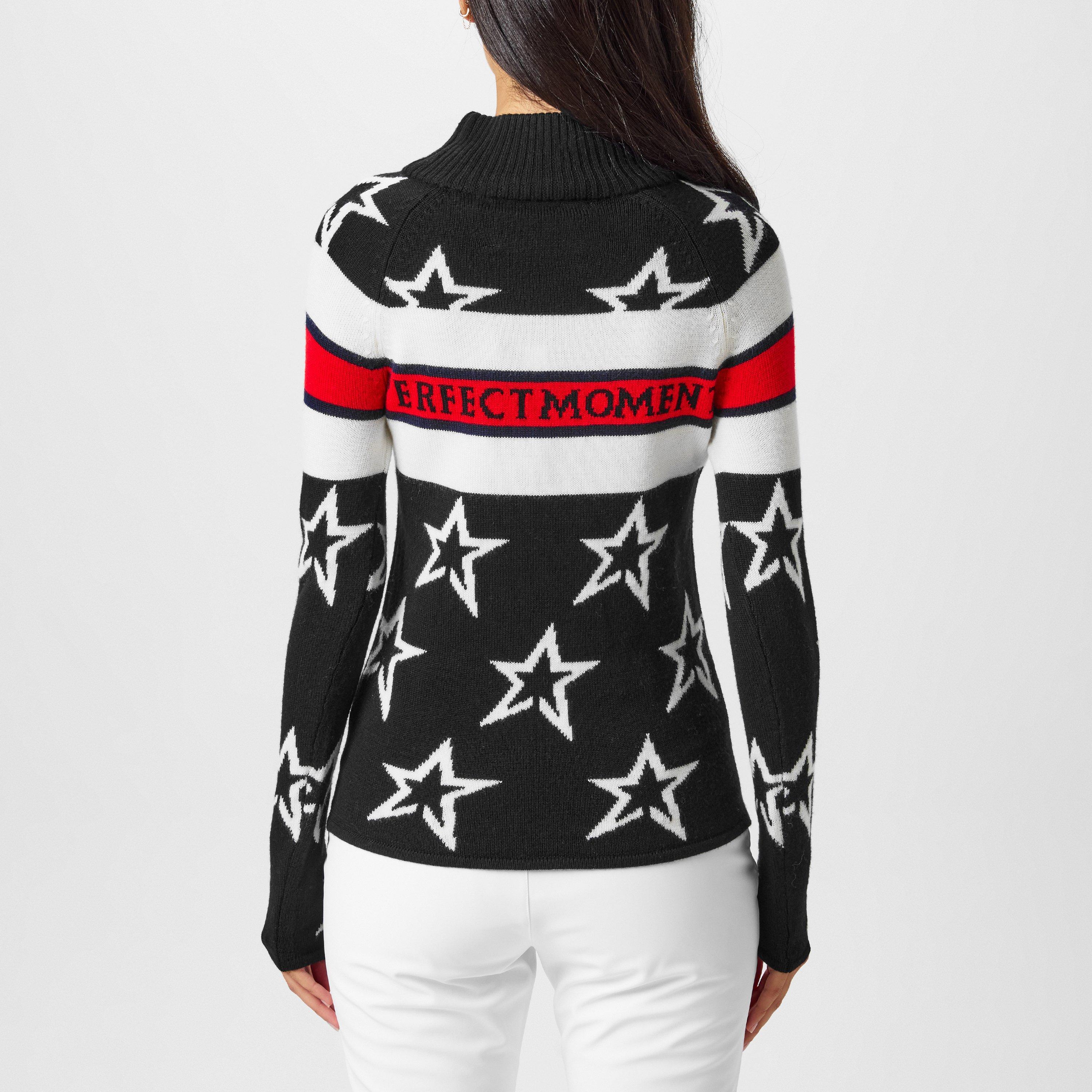 Black - Perfect Moment - Brixen Merino Wool Sweater - 3