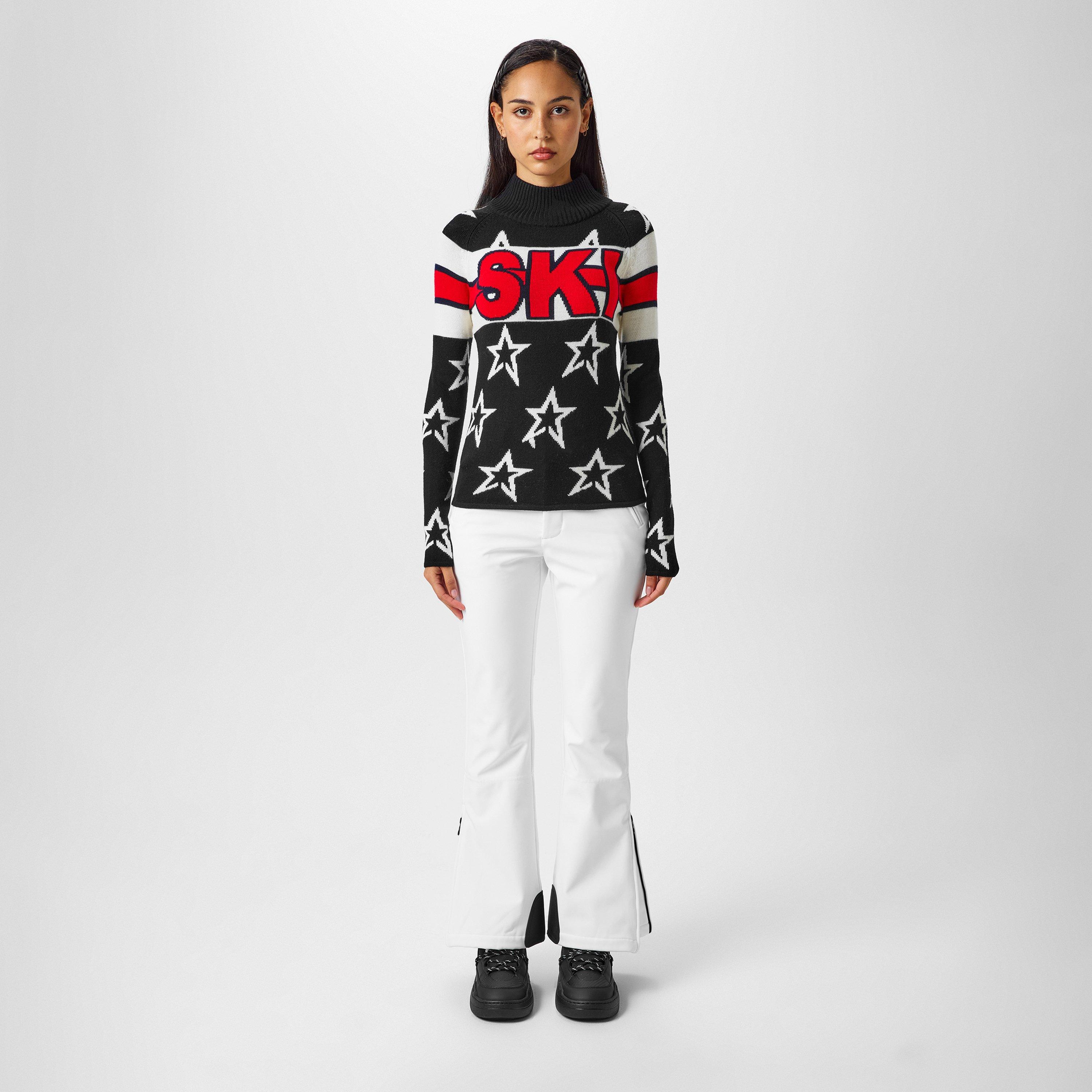 Black - Perfect Moment - Brixen Merino Wool Sweater - 4