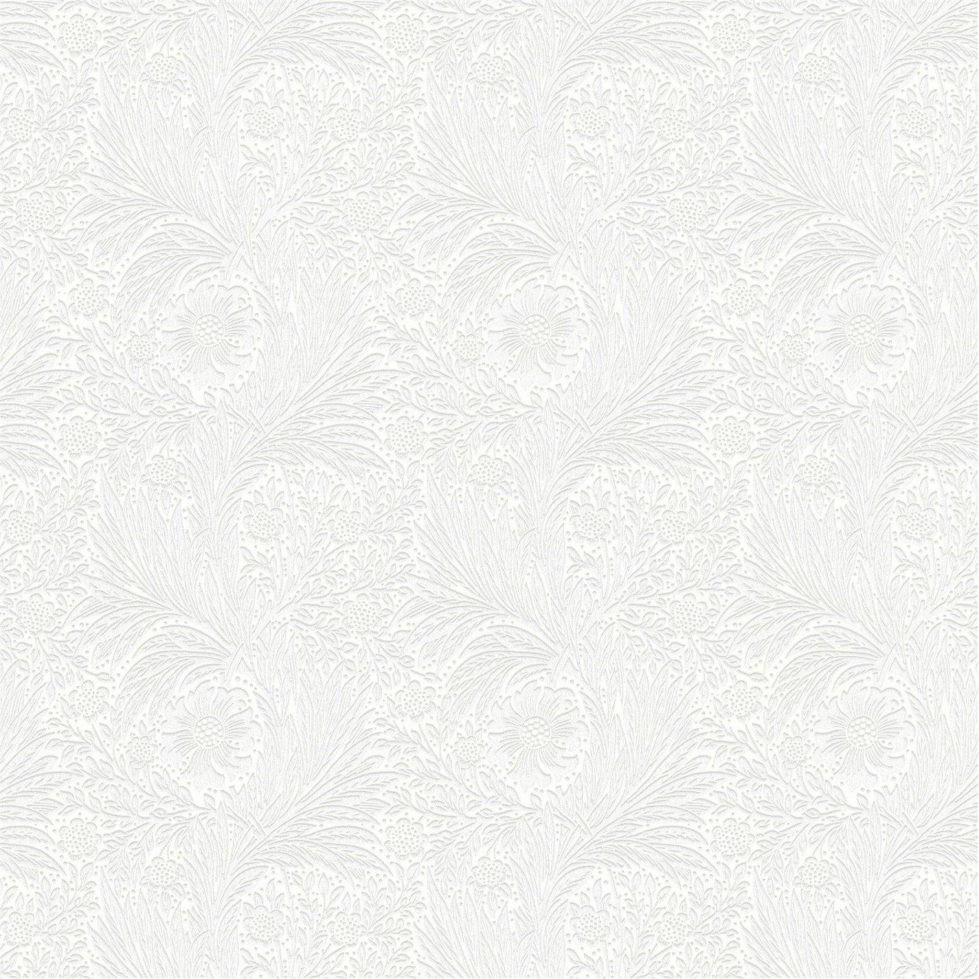 William Morris At Home  Marigold Paintable - White