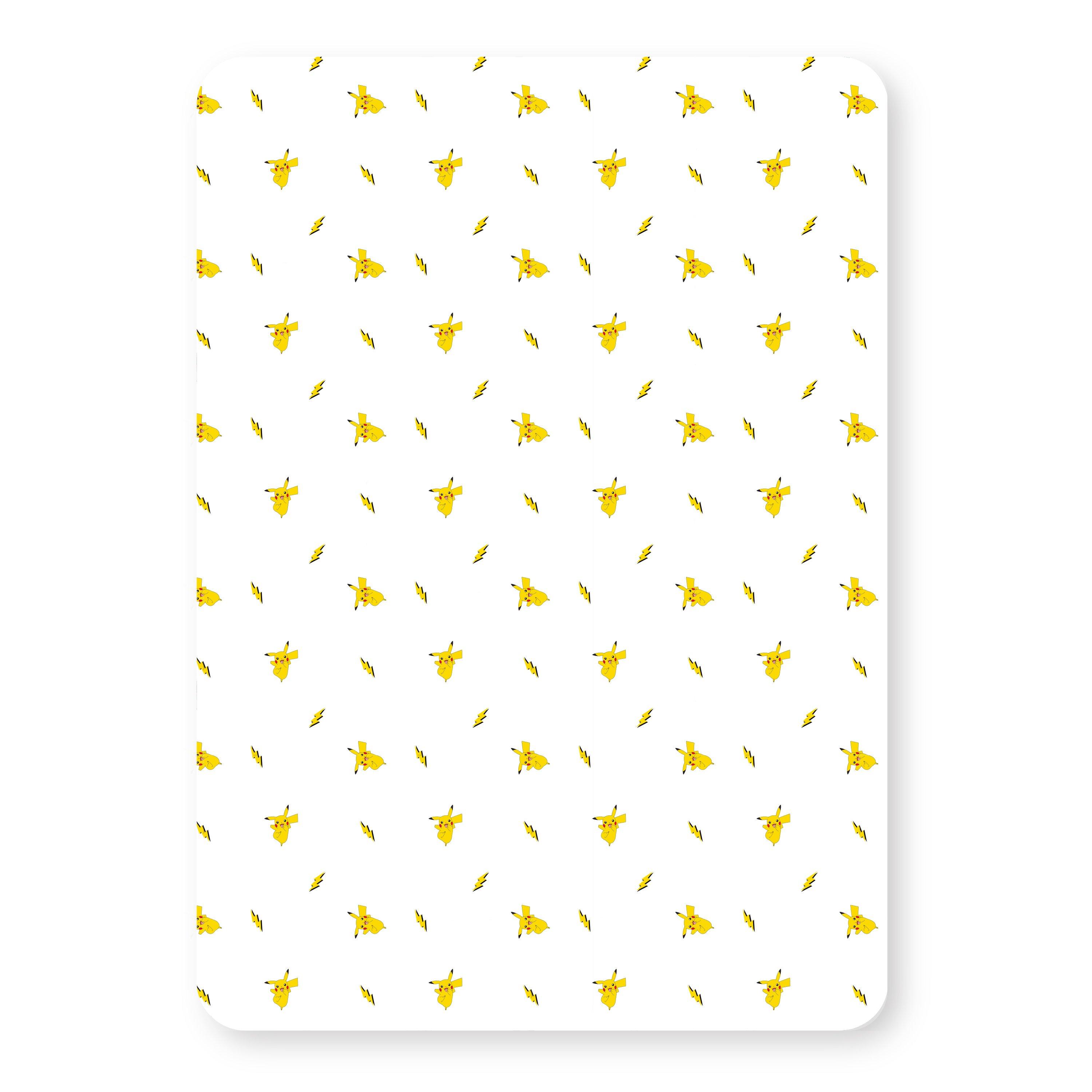 White - Pokemon - Pokemon Shot Double Fitted Sheet - 1