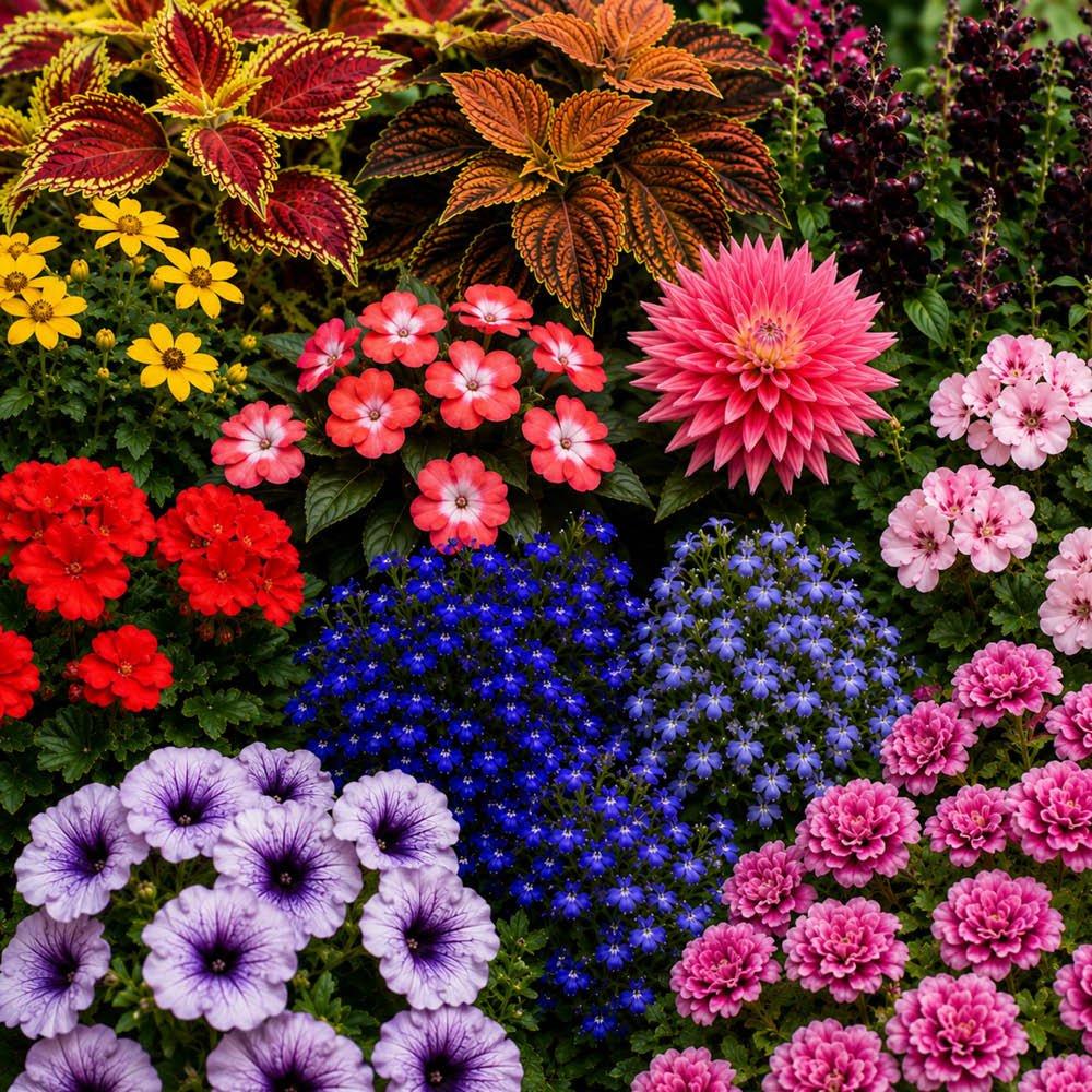 Yougarden  Summer Flowering Bedding Collection 12 X 9Cm Pots -  - 12x9cm pot