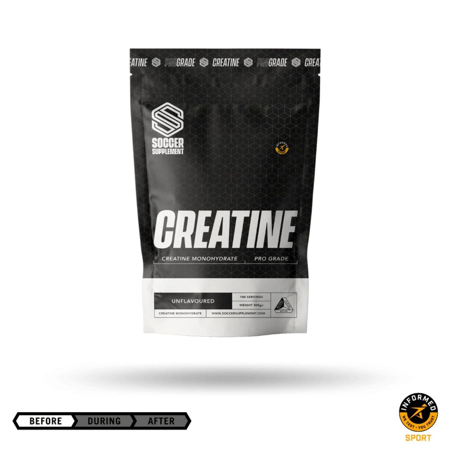 Soccer Supplements Creatine Monohydrate (500g) - Unflavoured