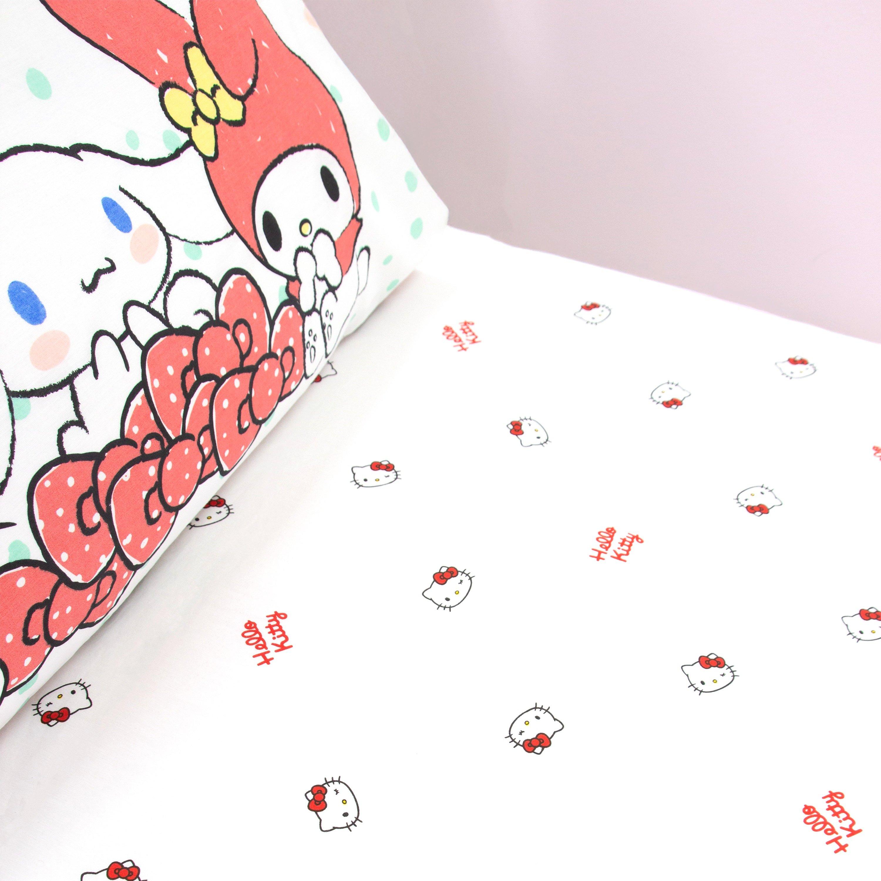 White - Hello Kitty - Hello Kitty Sleepover Single Fitted Sheet - 6