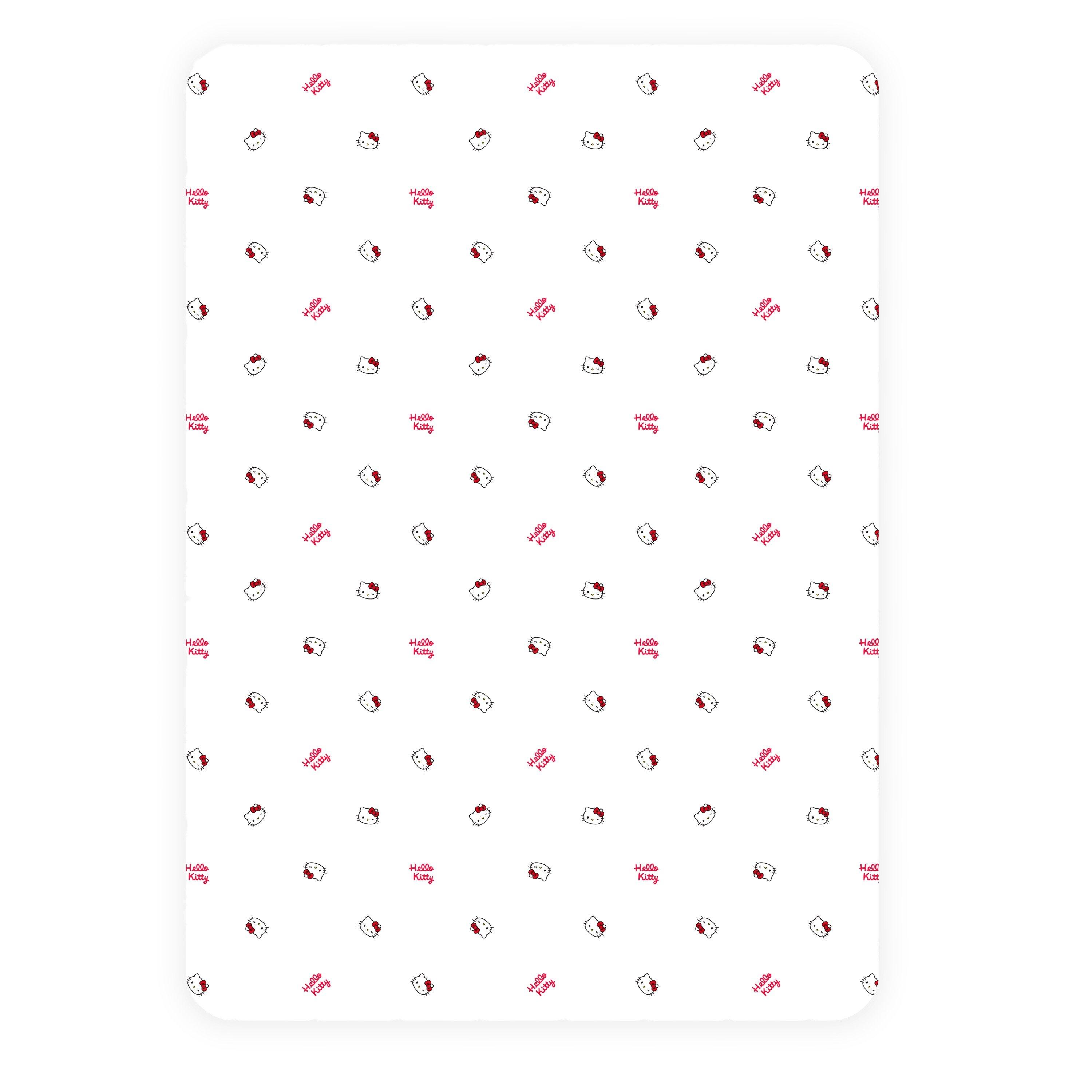 White - Hello Kitty - Hello Kitty Sleepover Double Fitted Sheet - 1
