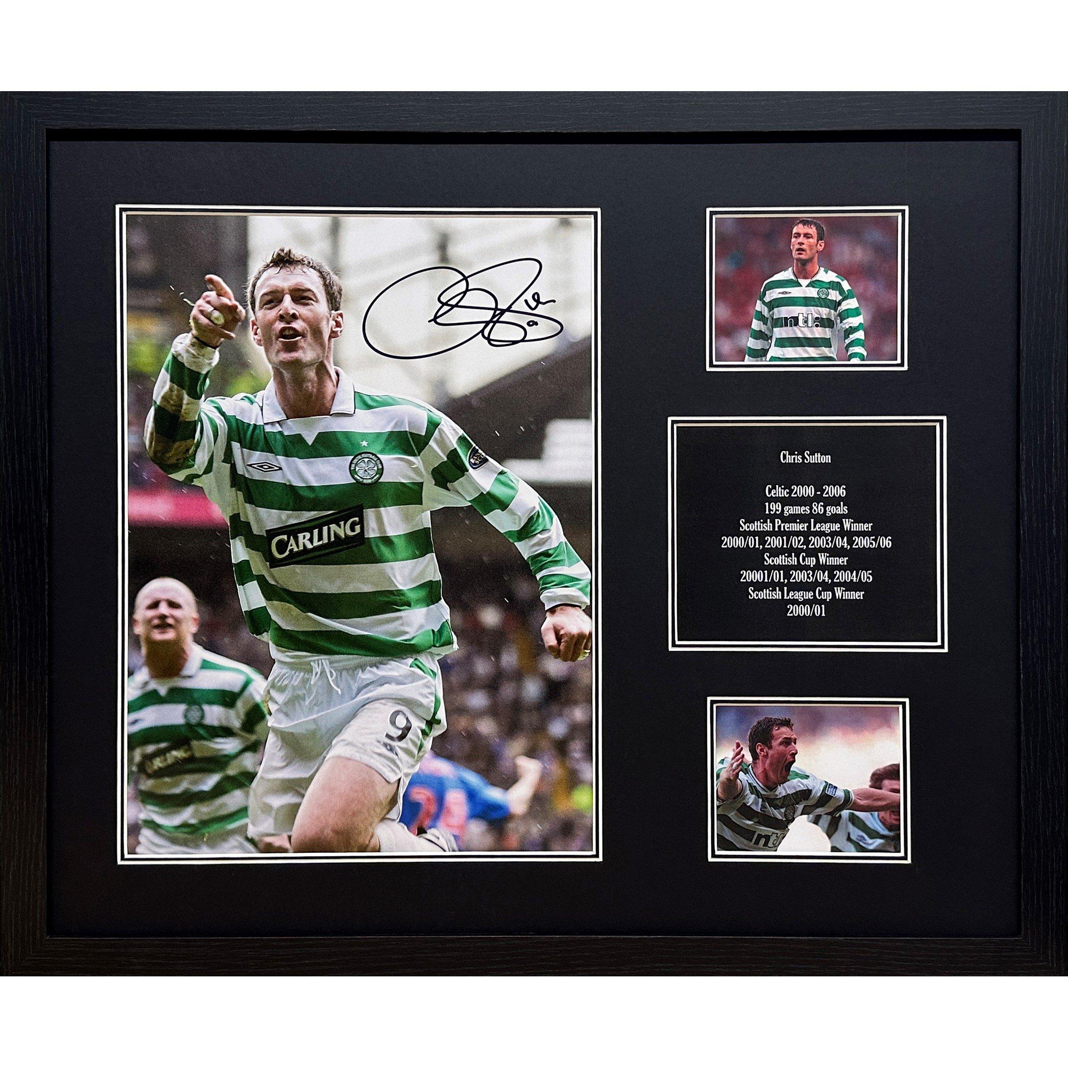 Green - AllStarSignings Ltd - Chris Sutton signed Celtic photo - 1