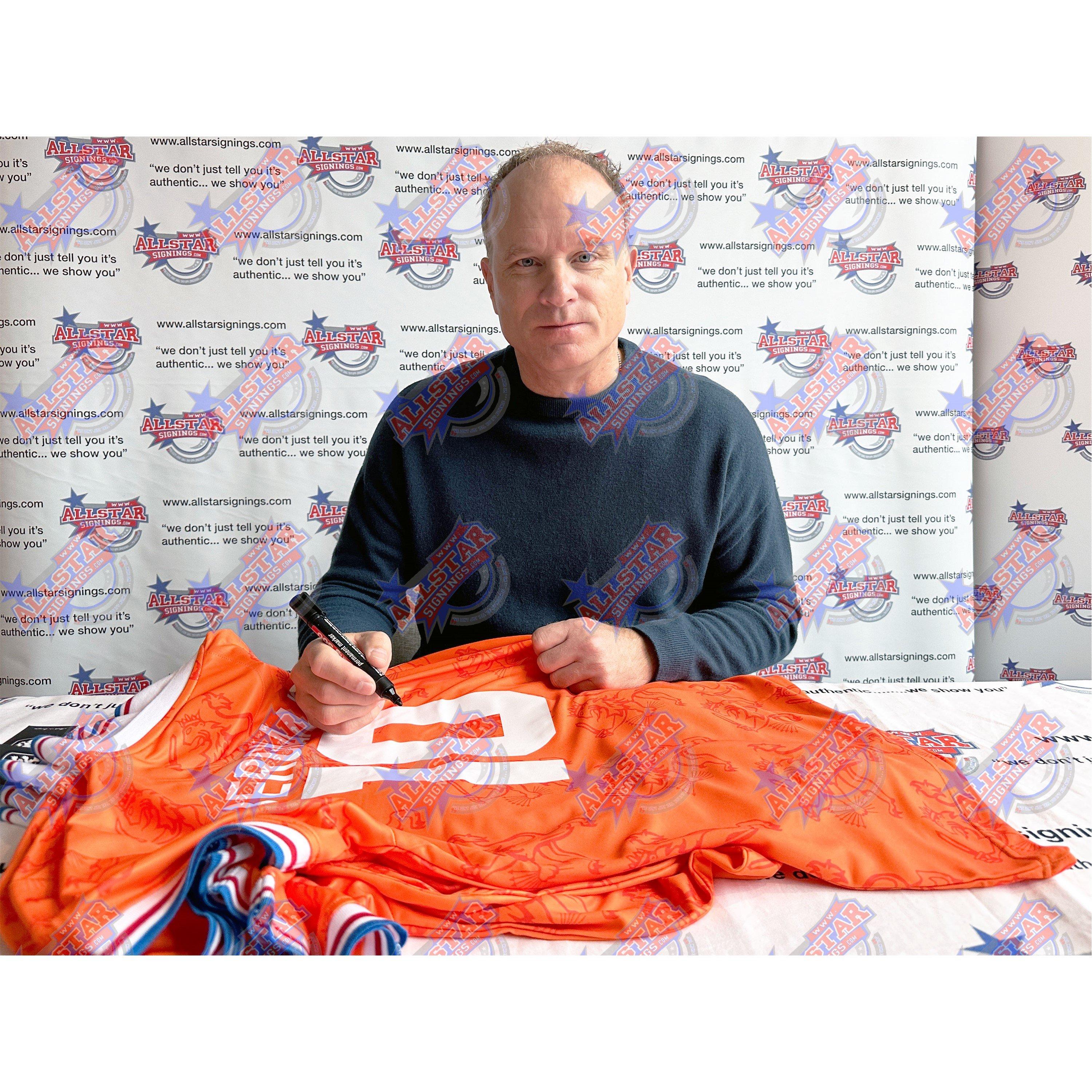 Orange - AllStarSignings Ltd - Dennis Bergkamp signed Holland shirt - 2