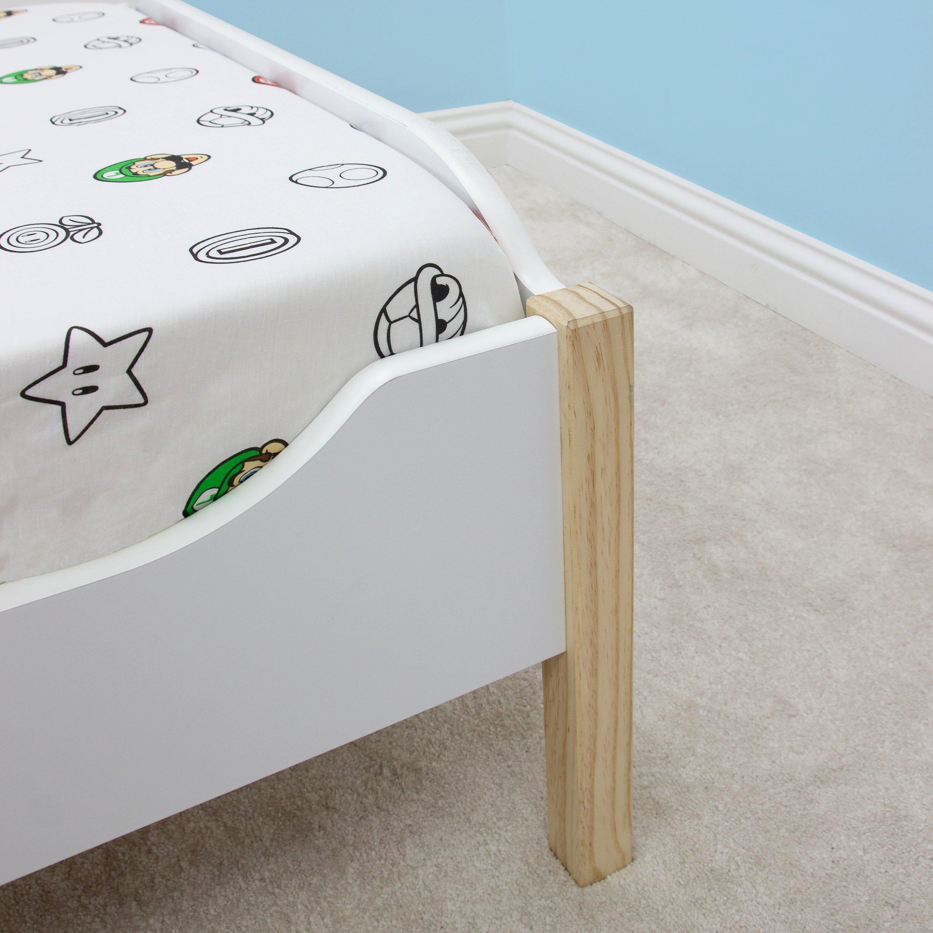 White - Nintendo - Nintendo Pair Single Fitted Sheet - 7