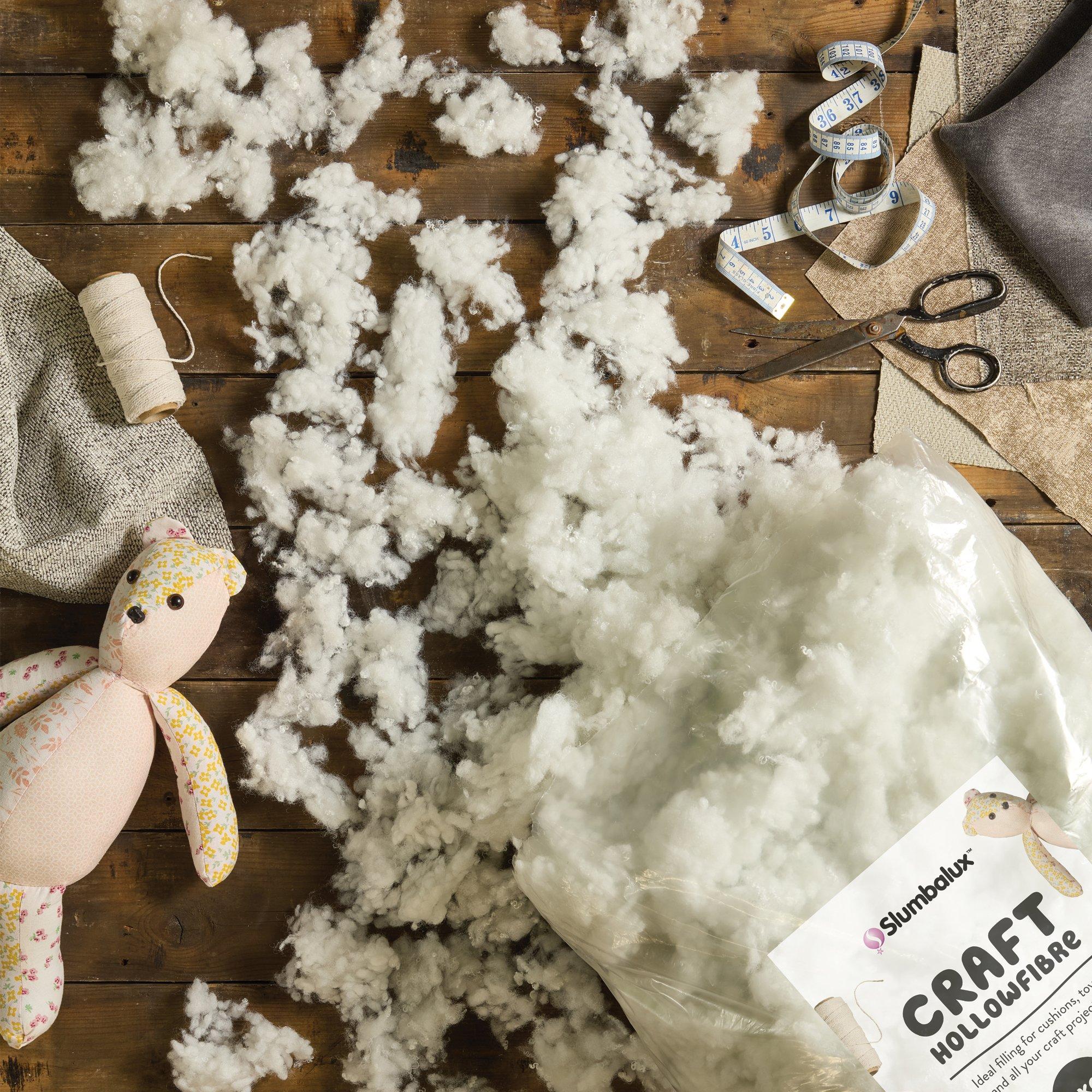 White - Slumberdown - Home Décor & Crafting Hollowfibre Toy Stuffing - 2