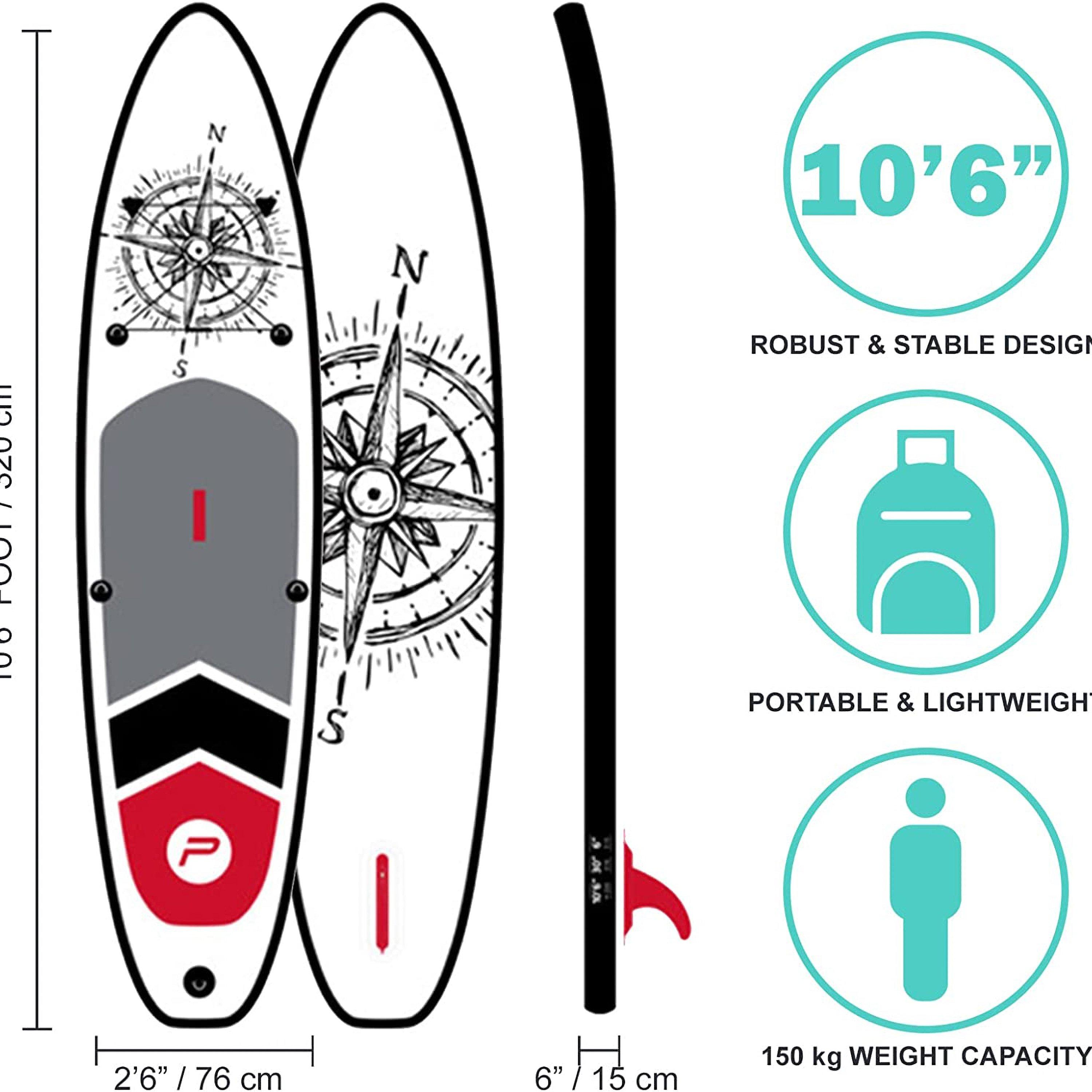 Red/White/Black - Pure4Fun - Pure Nautical Sup 320 - 2