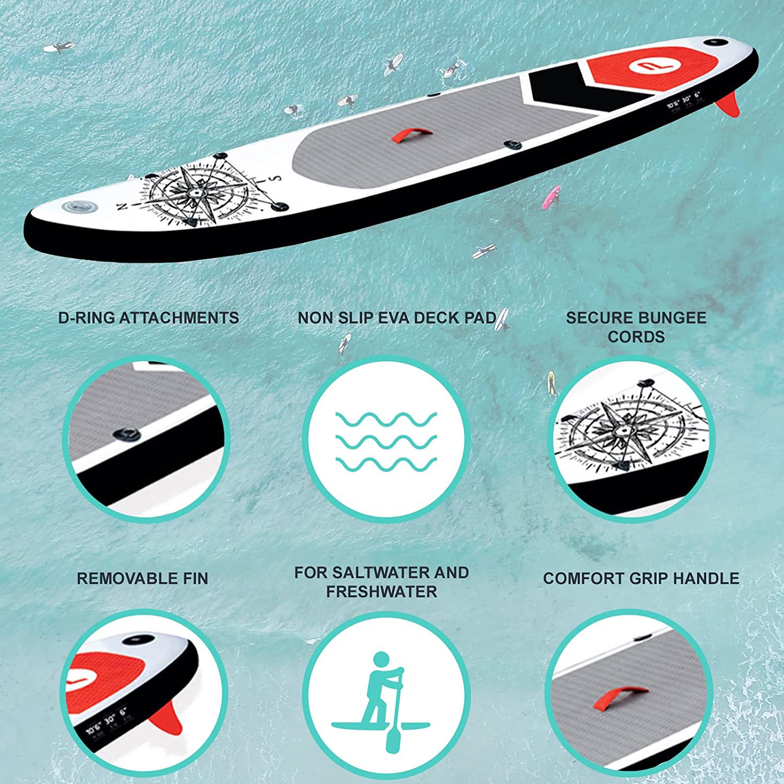 Red/White/Black - Pure4Fun - Pure Nautical Sup 320 - 4