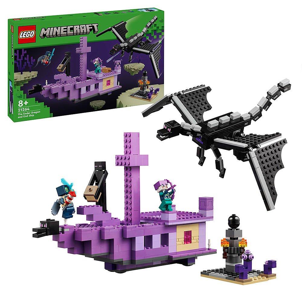 Merchandise - LEGO - LEGO Minecraft 21264 The Ender Dragon and End Ship - 1