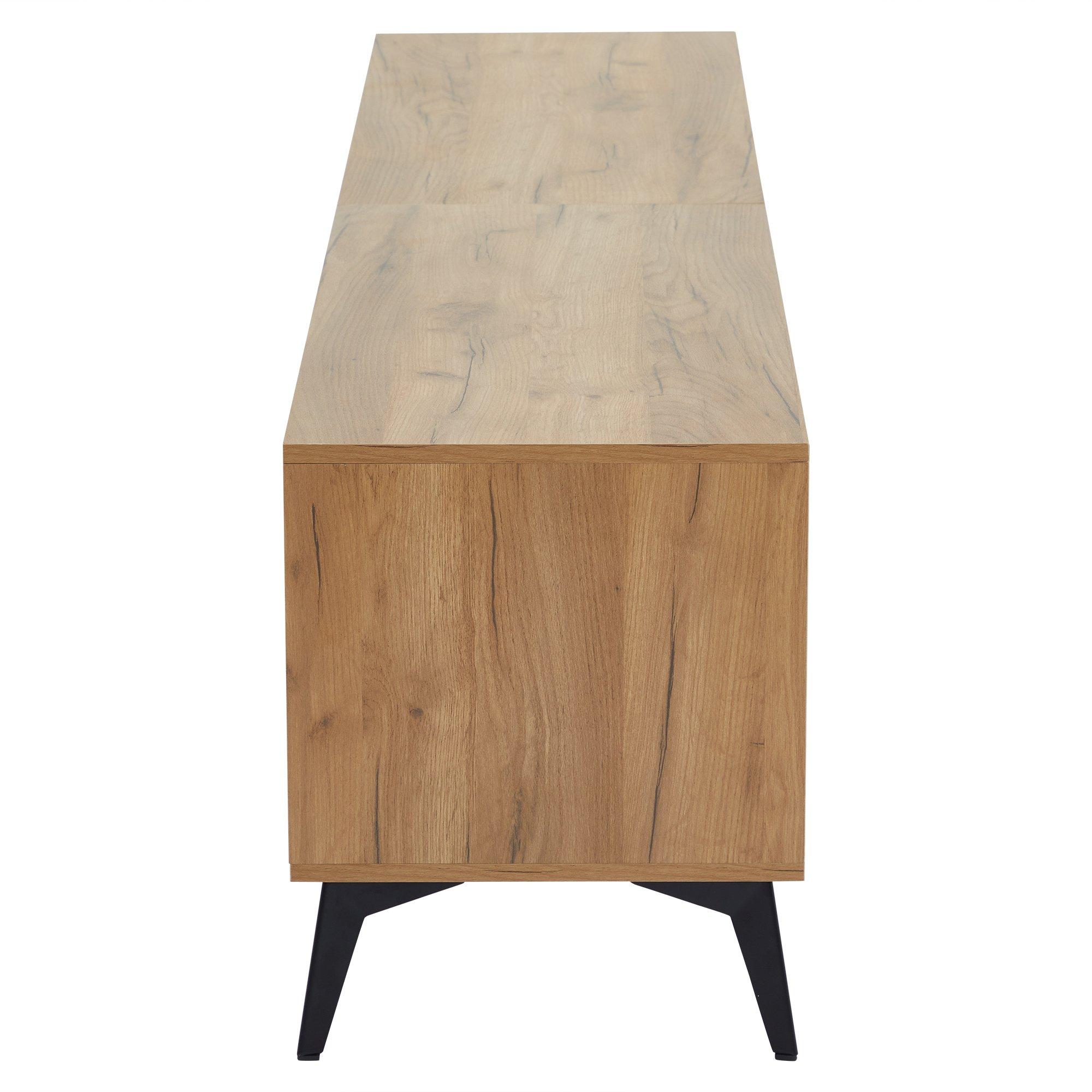 Brown - Urban Meuble - Wood TV Stand Modern Design - 14