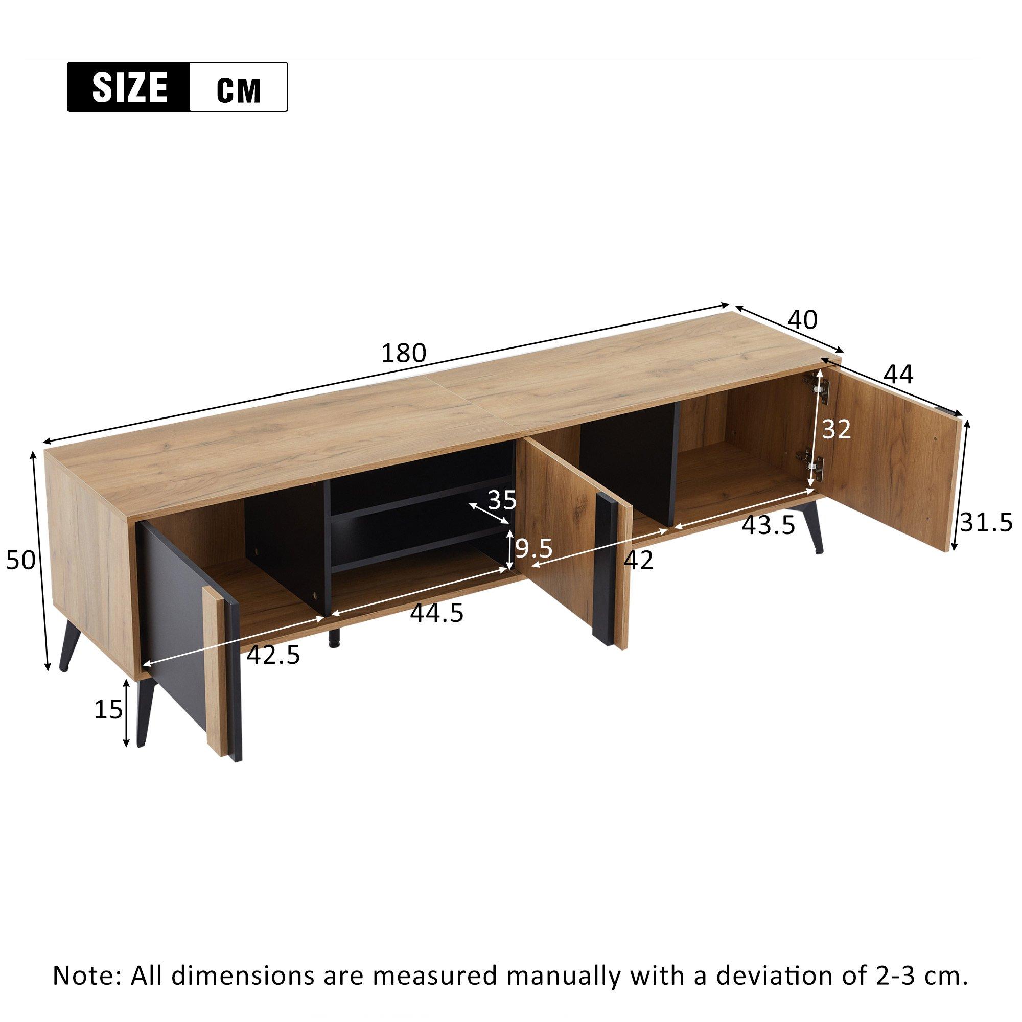 Brown - Urban Meuble - Wood TV Stand Modern Design - 6