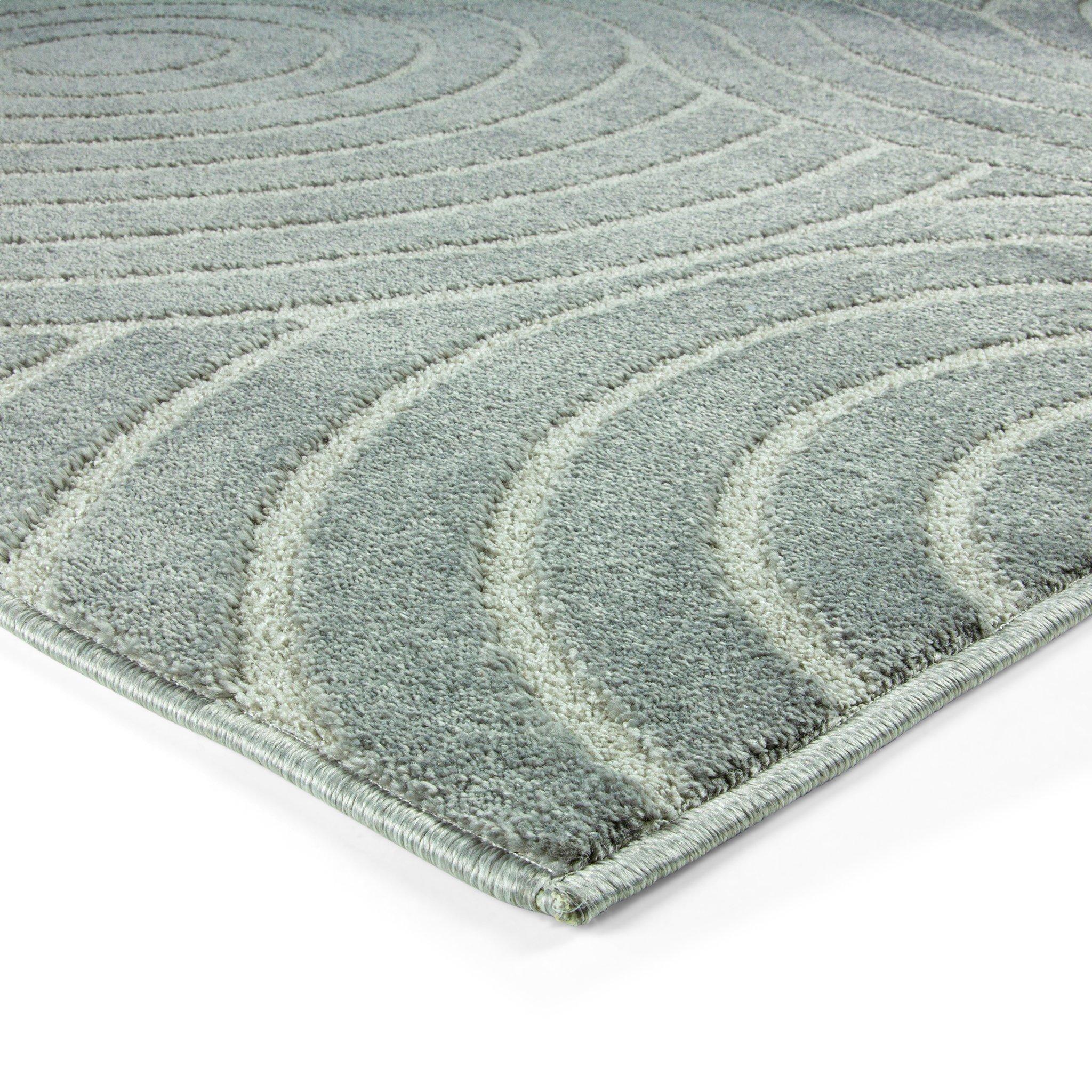 Grey - Arthouse - Rhythm Sculpt Grey 120 x 170cm Rug - 2