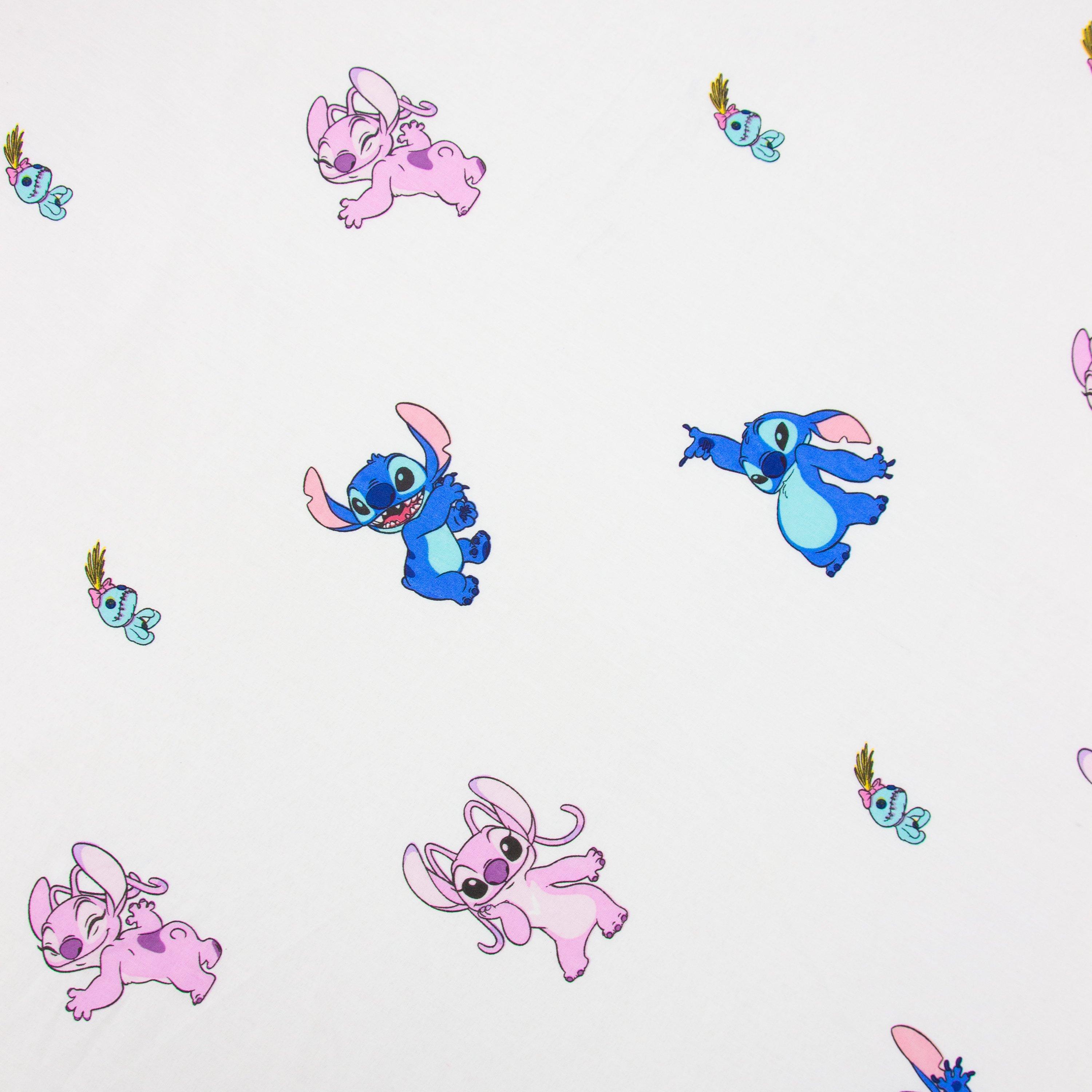 Disney Stitch | Lilo & Stitch Chill Double Fitted Sheet | Sports Direct