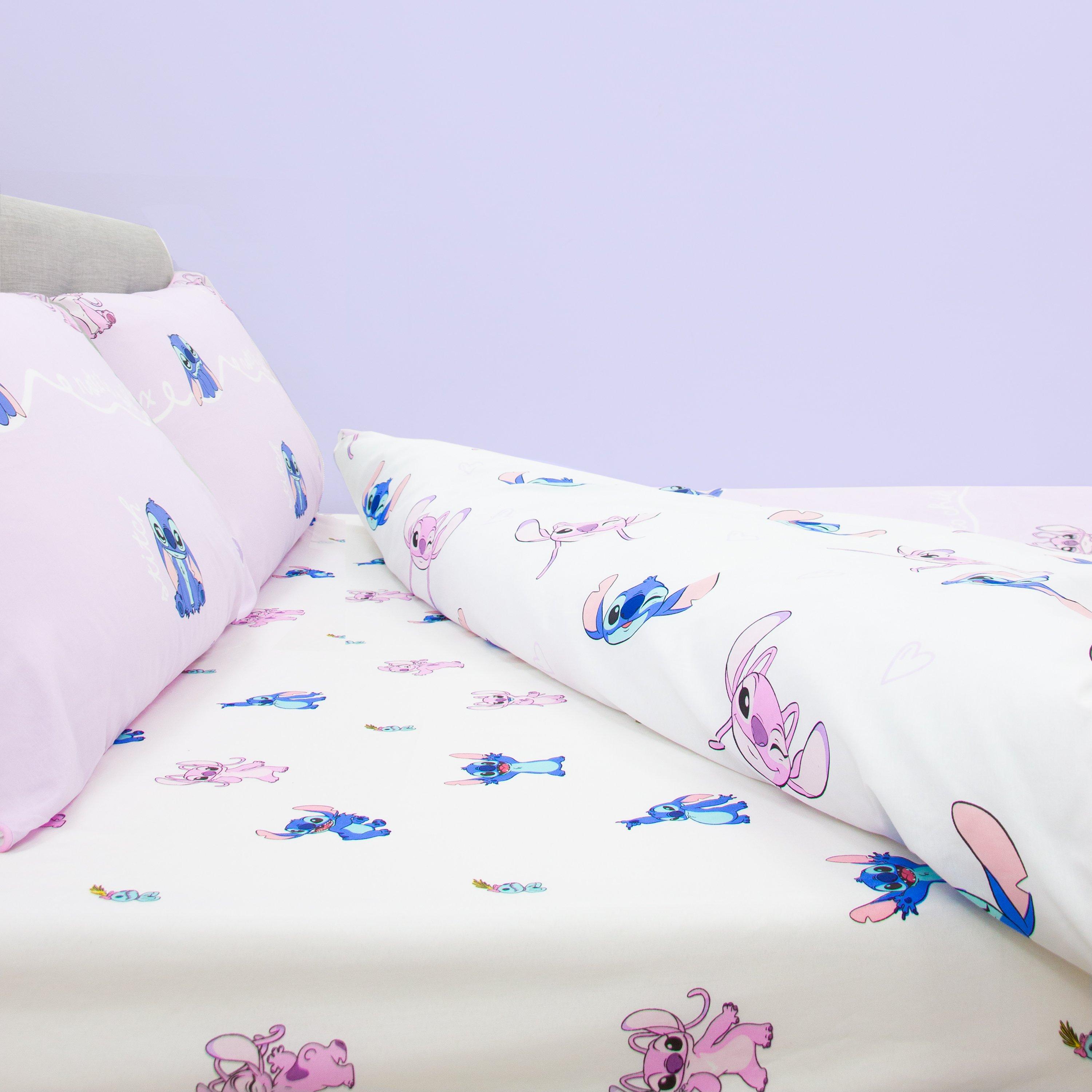 Purple - Disney Stitch - Lilo & Stitch Chill Double Fitted Sheet - 5
