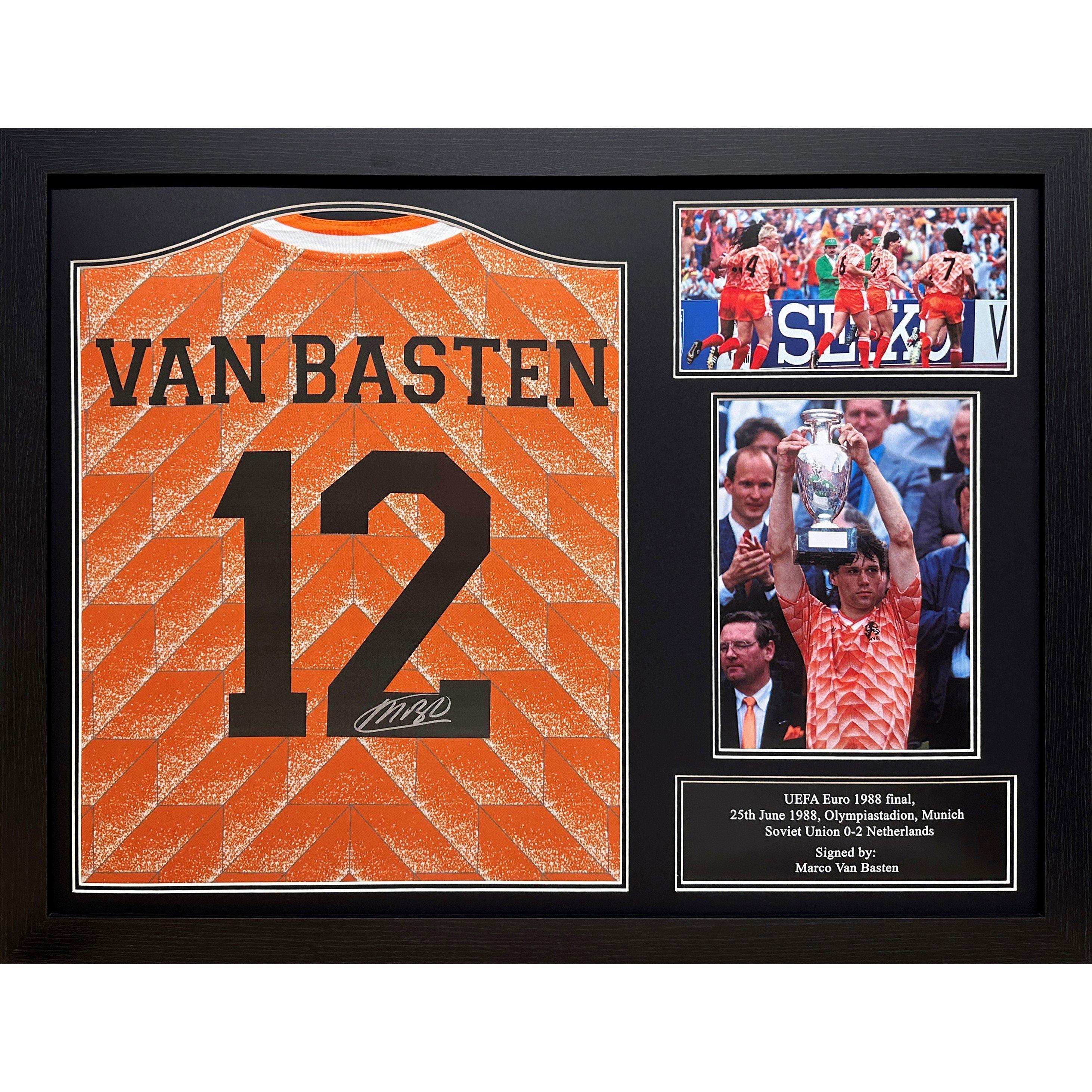 Orange - AllStarSignings Ltd - Marco Van Basten signed & framed Netherlands shirt - 1