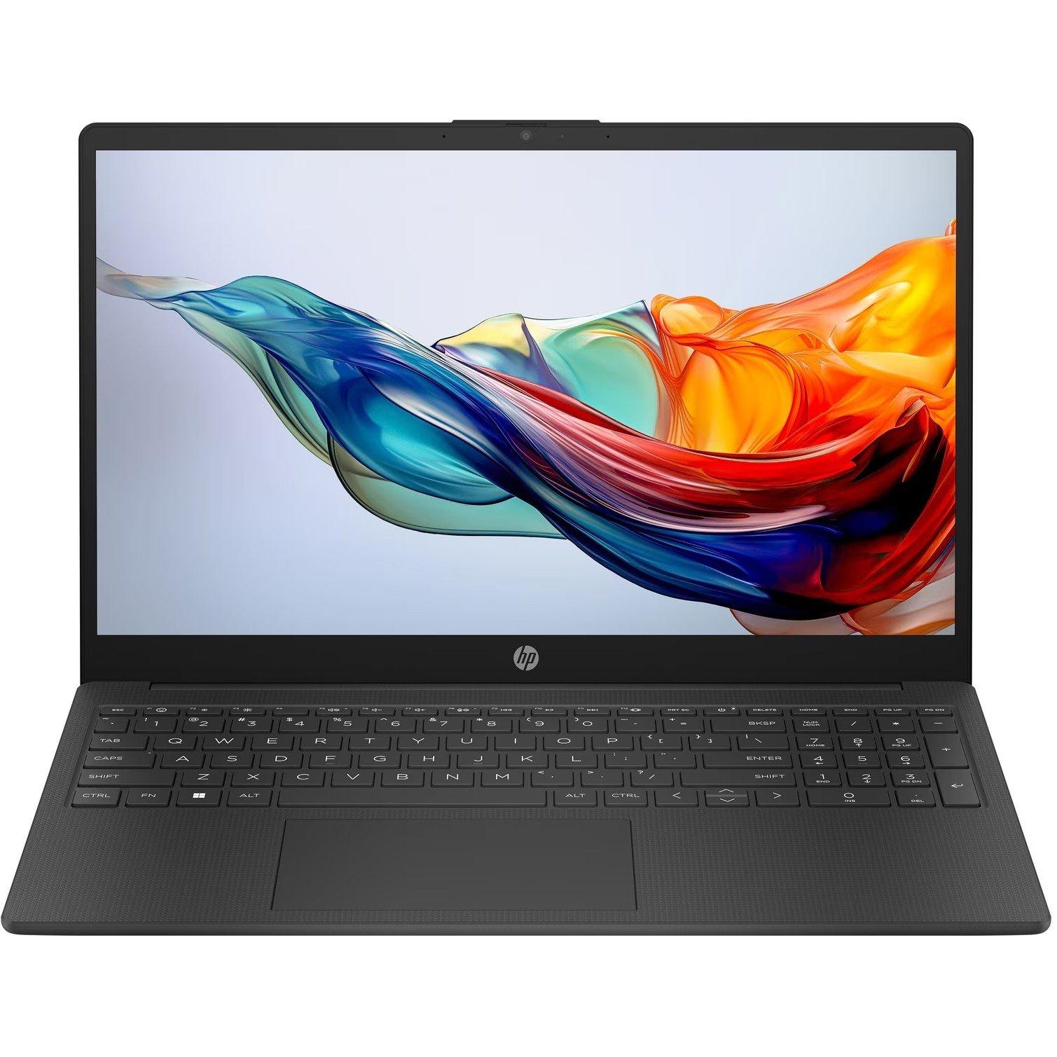 Black - HP - 15 Laptop Ryzen 5 8GB 512GB Win 11 Home - 1