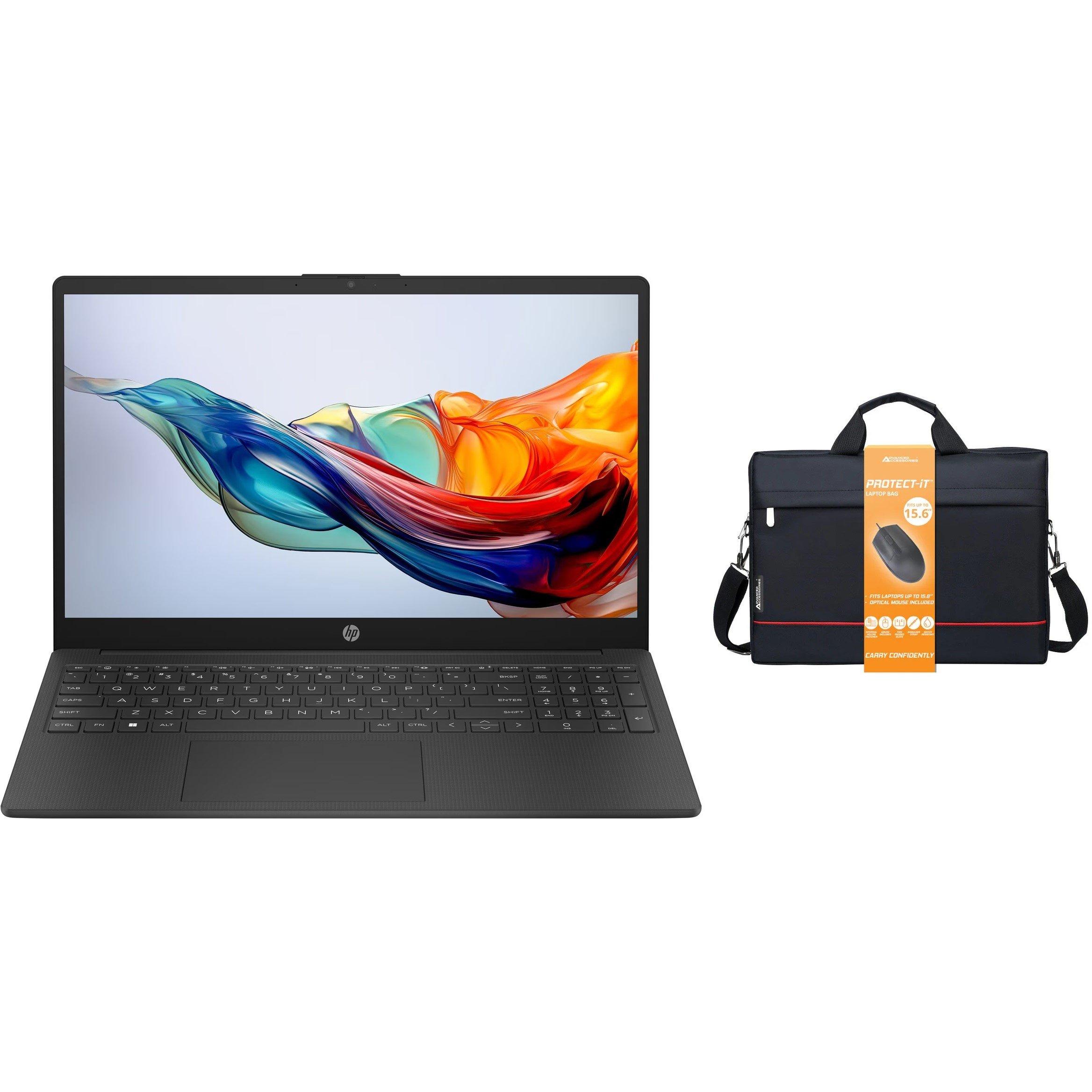 Black - HP - HP 15 Laptop Ryzen 5 8GB 512GB Win 11 Home - 8