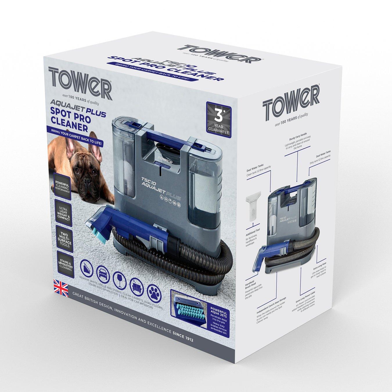Grey - Tower - TSC10 AQUAJETPLUS Spot Pro Cleaner - 10
