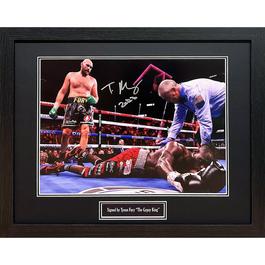 AllStarSignings Ltd Tyson Fury signed & framed boxing photograph