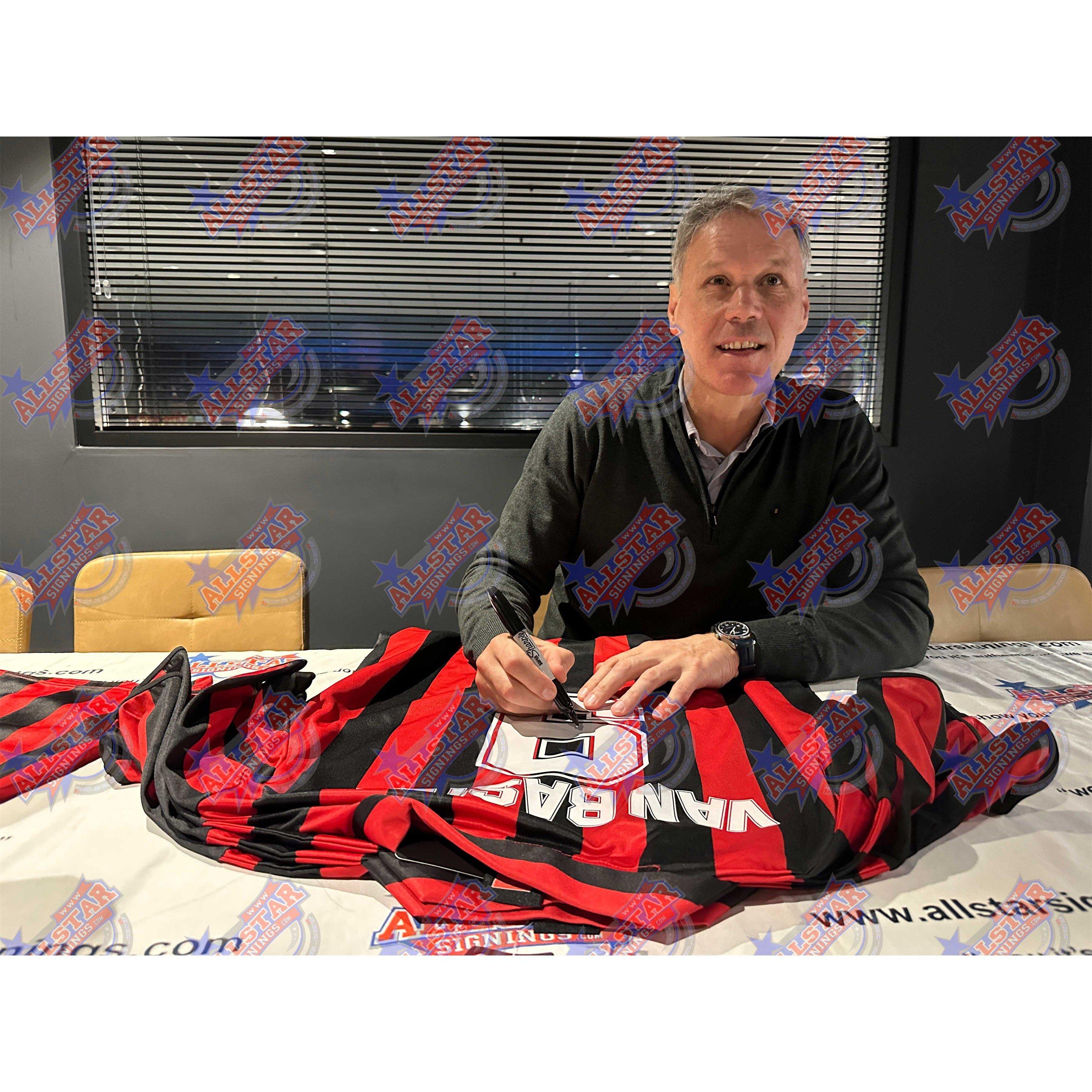 Red/Blk - AllStarSignings Ltd - Marco Van Basten signed & framed AC Milan shirt - 2