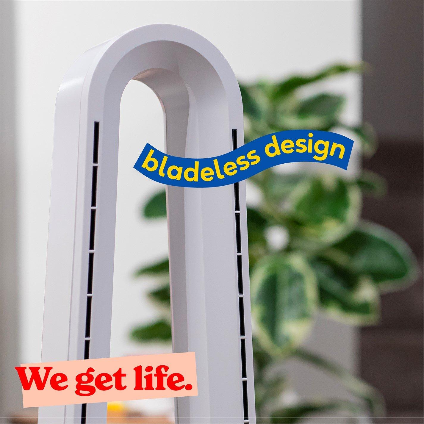 White - Russell Hobbs - RHBHC2030W Bladeless Heat and Cool Fan with Remote - 9